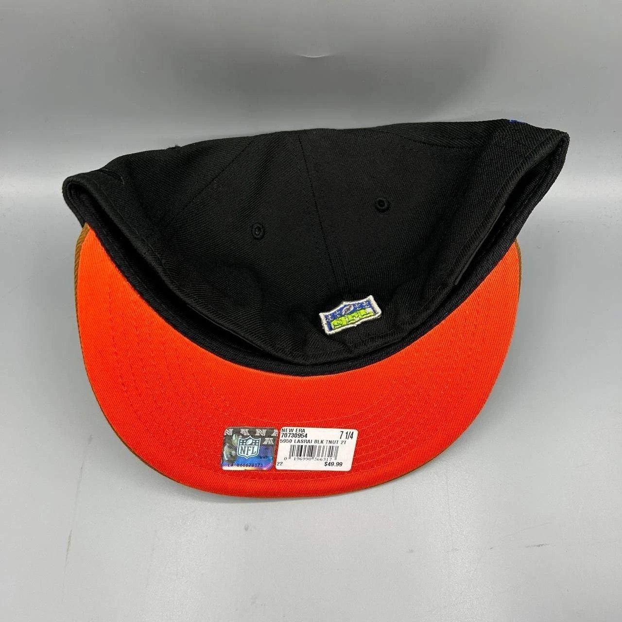 New Era Las Vegas Raiders Hat Men 7 1/4 Black Brown NFL Fitted Cap Size ONE SIZE - 3 Thumbnail