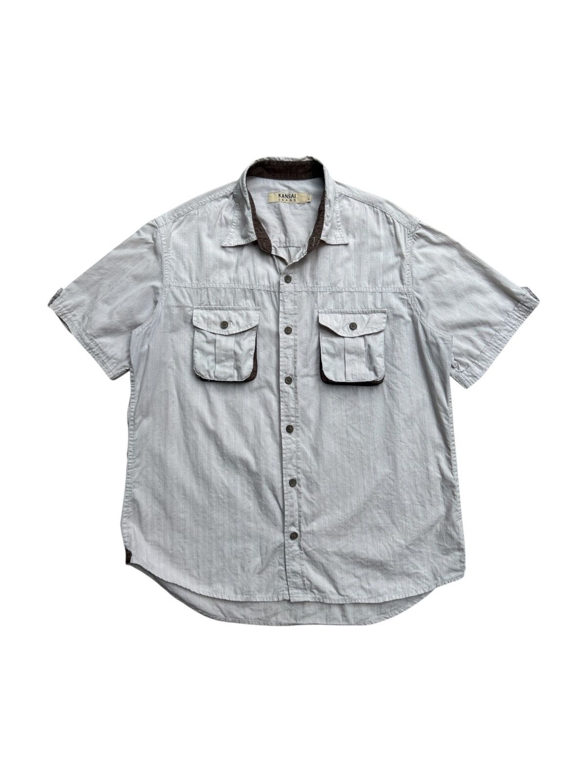 Kansai Yamamoto Kansai Yamamoto Double Pocket Shirt Size US L / EU 52-54 / 3 - 1 Thumbnail