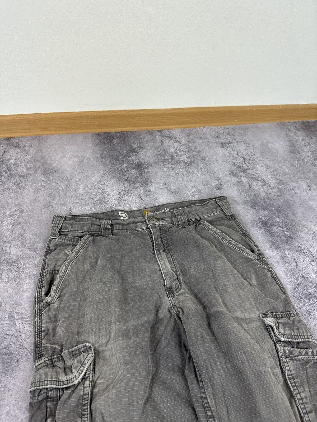 Carhartt Vintage Carhartt Distressed Cargo Opium Faded USA Work Pants Size US 32 / EU 48 - 17 Thumbnail