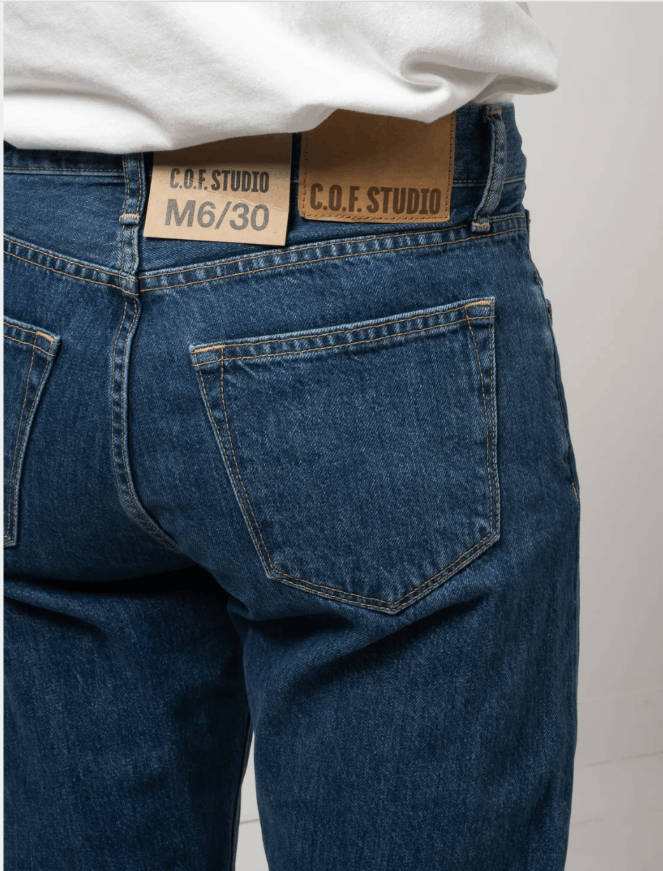 C.O.F. Studio M6 Straight Fit Organic Jeans Size US 30 / EU 46 - 2 Thumbnail