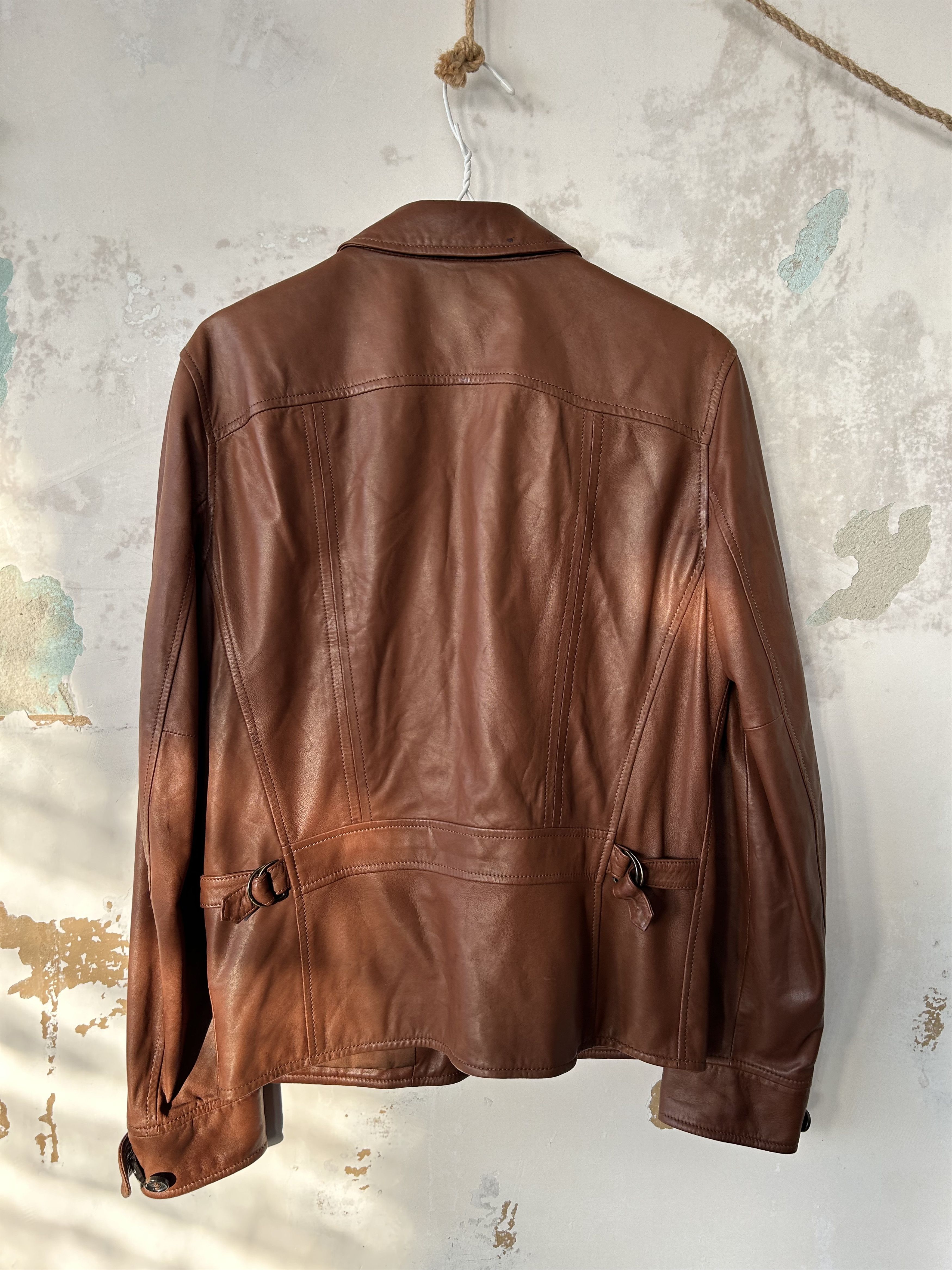 Ralph Lauren Purple Label Ralph Lauren Purple Label Mens Leather Jacket Size US S / EU 44-46 / 1 - 7 Thumbnail