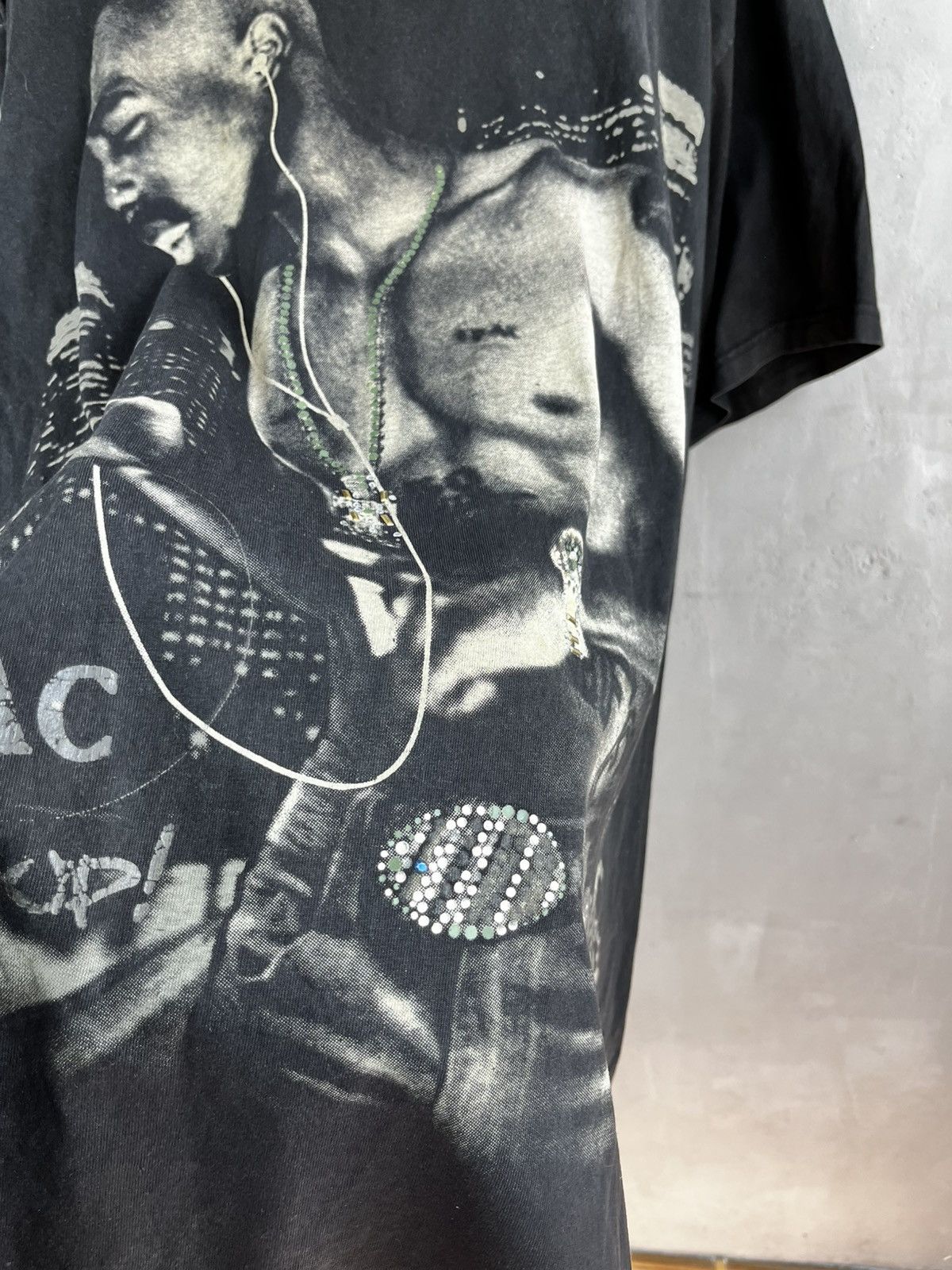 Rap Tees Vtg 2Pac T-Shirt SizexxxlTall Black Y2K Tupac Shakur Hip Hop Size US XXL / EU 58 / 5 - 6 Thumbnail
