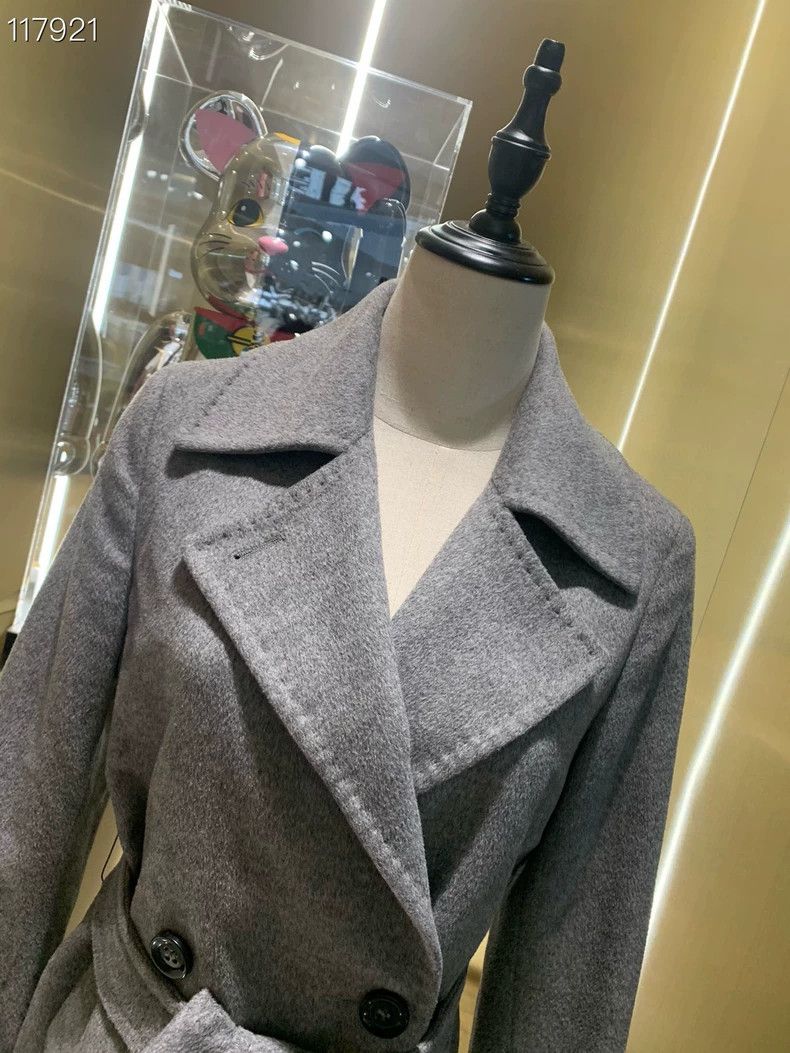 Max Mara Max Mara Grey belted wool coat Size M / US 6-8 / IT 42-44 - 3 Thumbnail