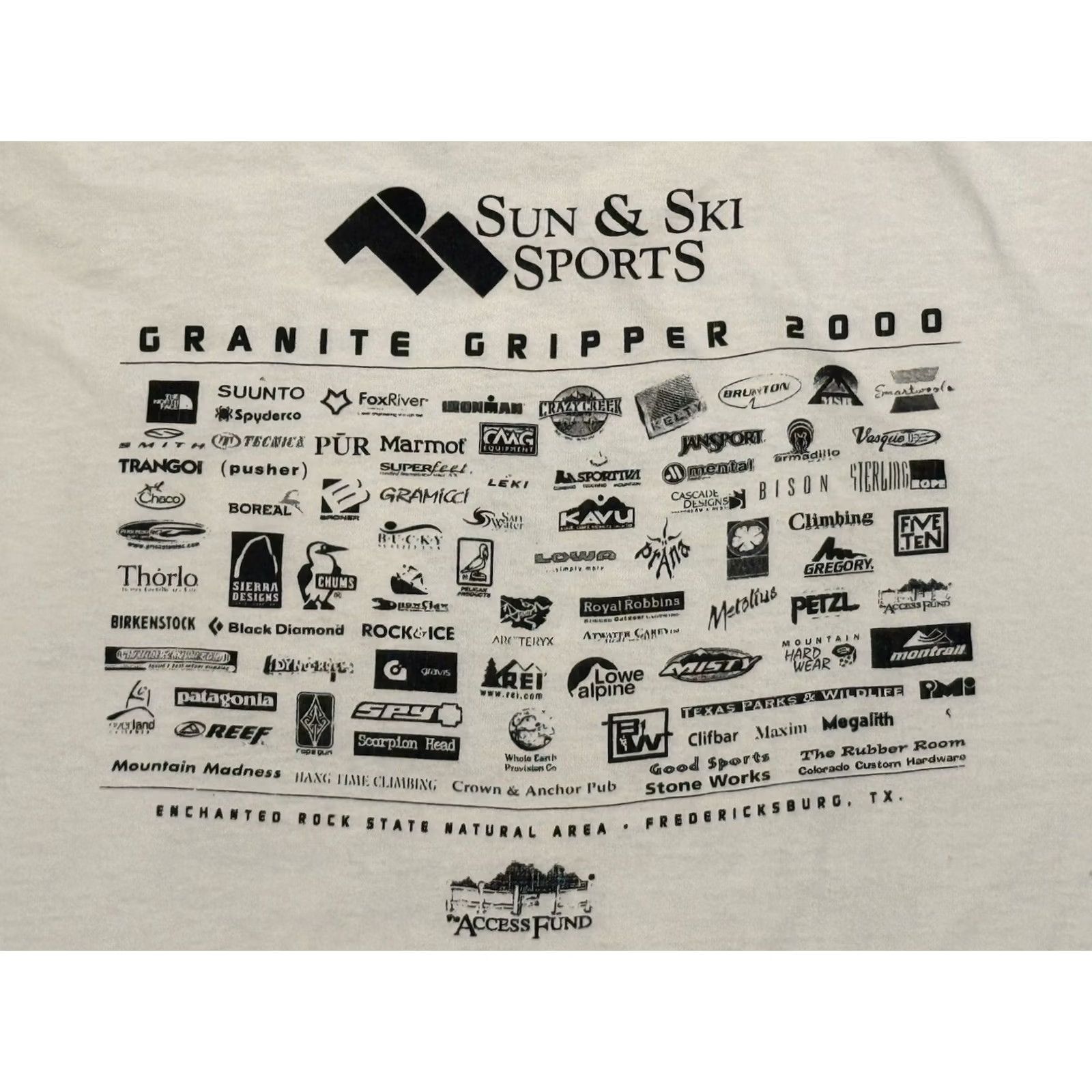 KAVU VINTAGE Kavu Granite Gripper 2000 Shirt XL White Graphic Print Crew Neck Short Sleeve Rock Climb Mens Size US XL / EU 56 / 4 - 4 Thumbnail