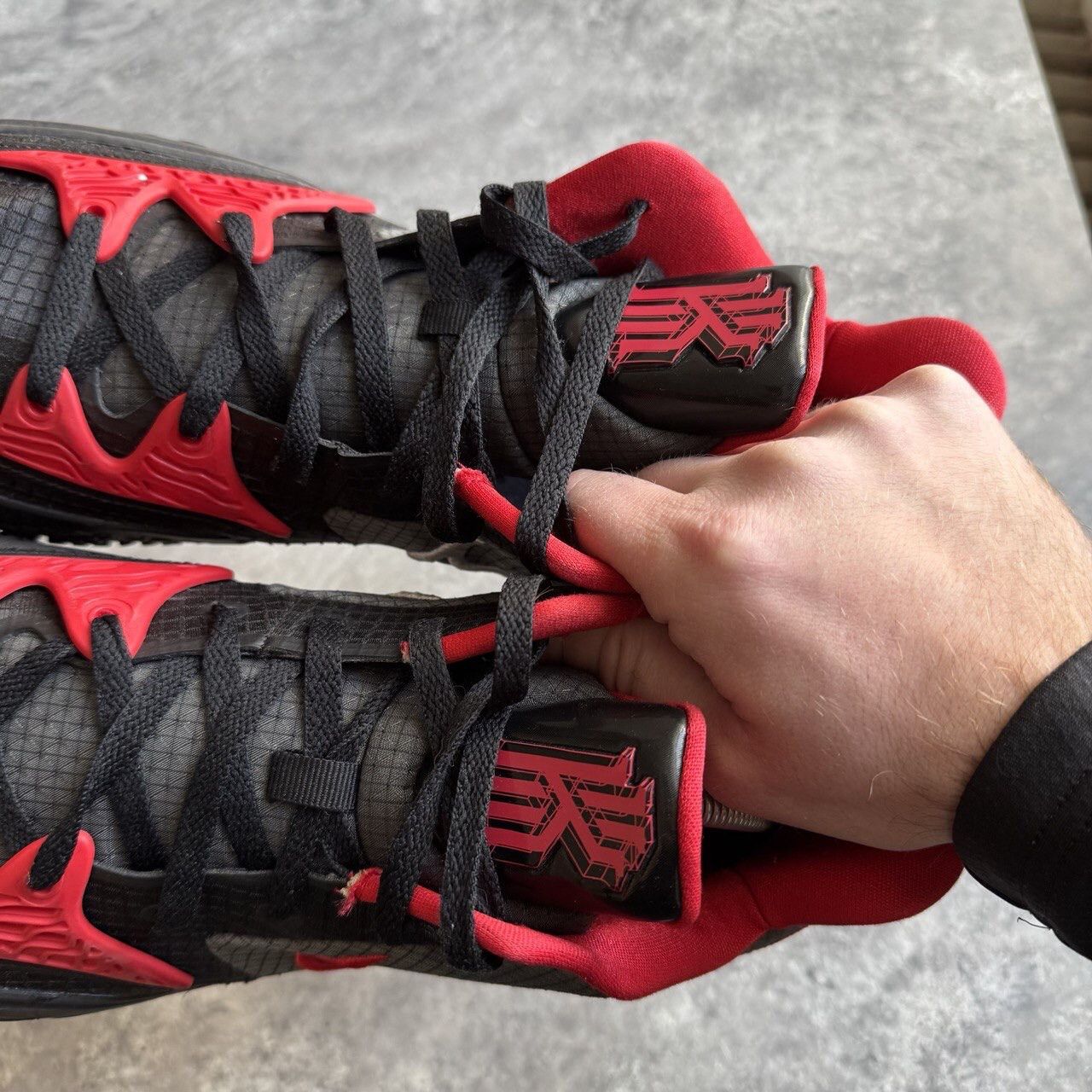 Nike Nike Kyrie 7 “Black/University Red” Size US 14 / EU 47 - 3 Thumbnail