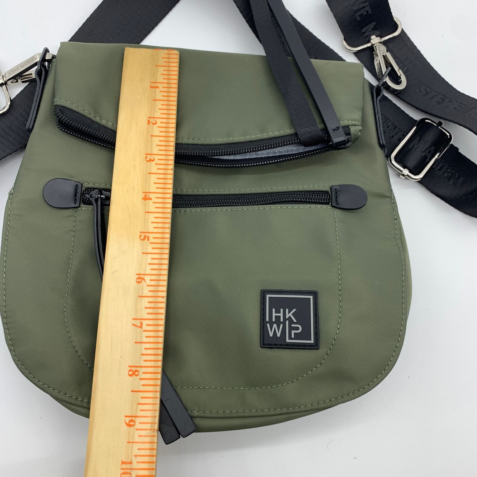 Other IHKWIP Foldover Saddle Crossbody with RFID Green Military Size ONE SIZE - 6 Thumbnail