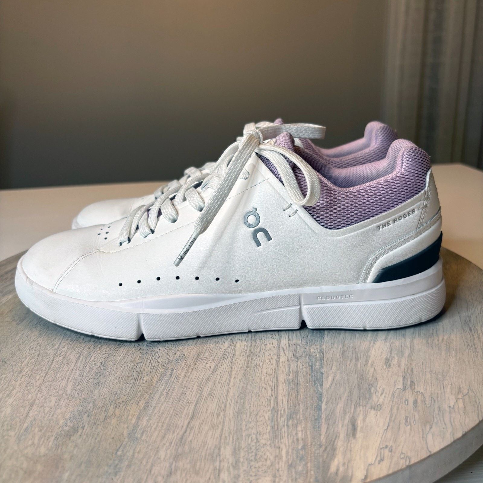 On On Cloud The Roger Women's White Aster Running Shoes Size 9 Size US 9 / IT 39 - 4 Thumbnail