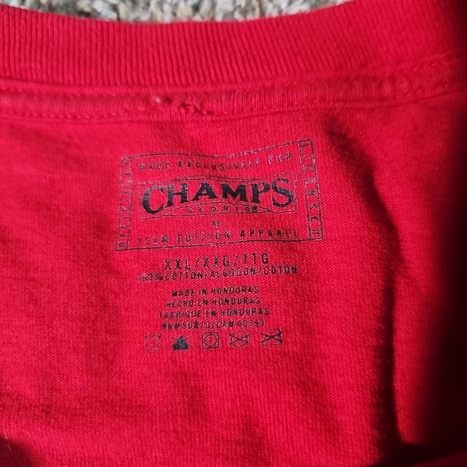 Champion CHAMPS Tshirt Wisconsin Badgers Basketball L Size ONE SIZE - 3 Thumbnail