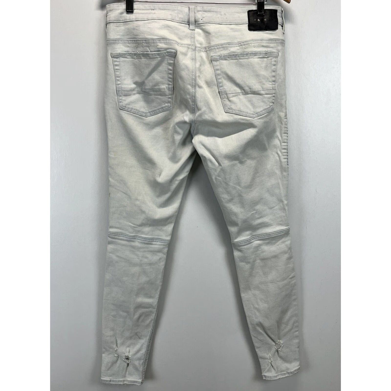 Pacsun Pacsun Stacked Skinny Moto Jeans Sz 32x30 GUC Distressed Regular Men Blue Jeans Skinny Distressed Moto Stacked Pacsun 32 30 Sz XS? Size US 32 / EU 48 - 3 Thumbnail