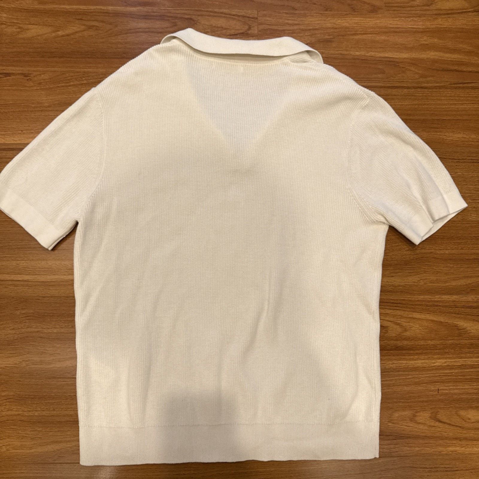 Zara Zara Men Size Large Quarter Zip Collar T-Shirt Size US L / EU 52-54 / 3 - 5 Thumbnail