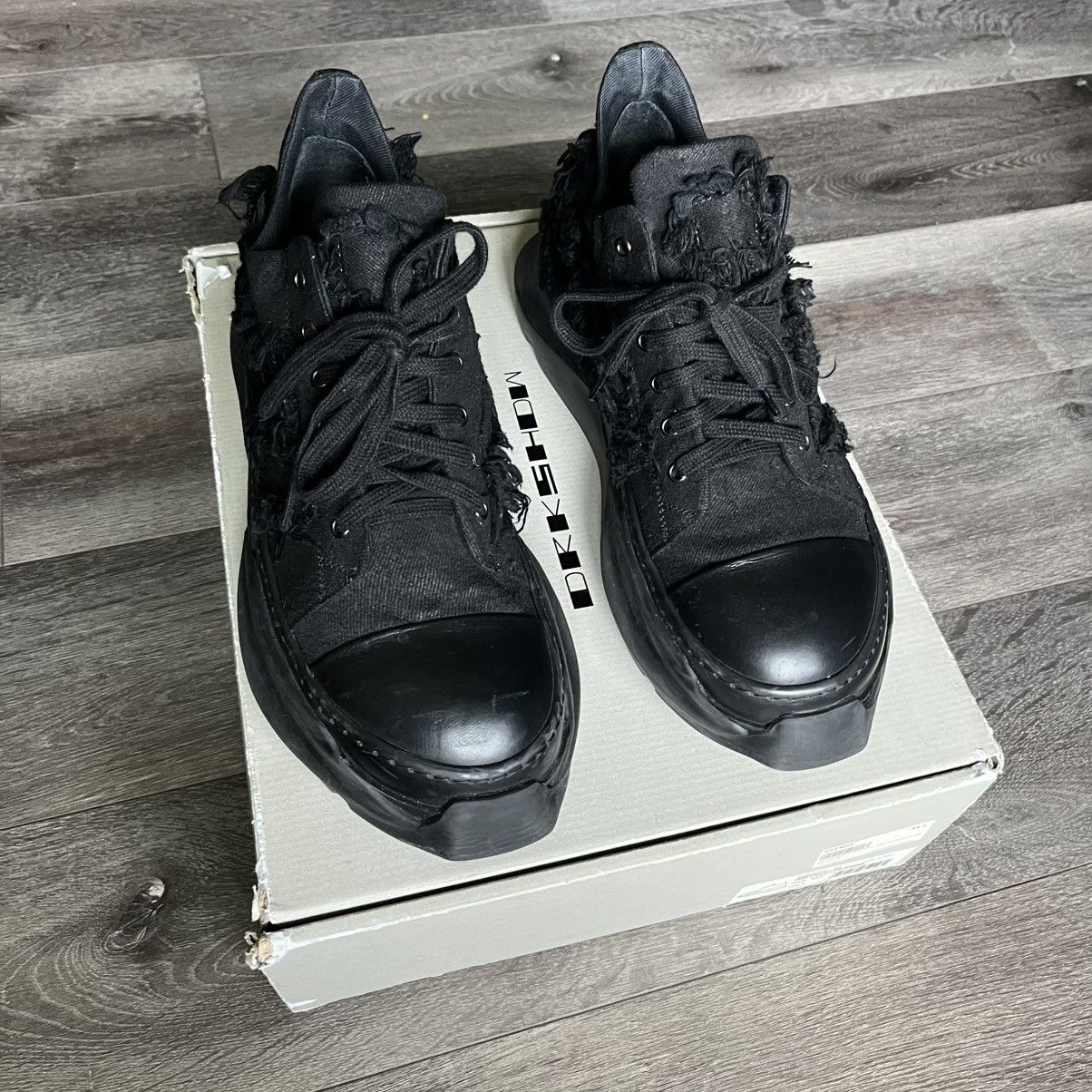 Rick Owens Drkshdw Rick Owens DRKSHDW S/S 2021 Abstract Destroyed Low Sneakers Size US 11.5 / EU 44-45 - 1 Thumbnail