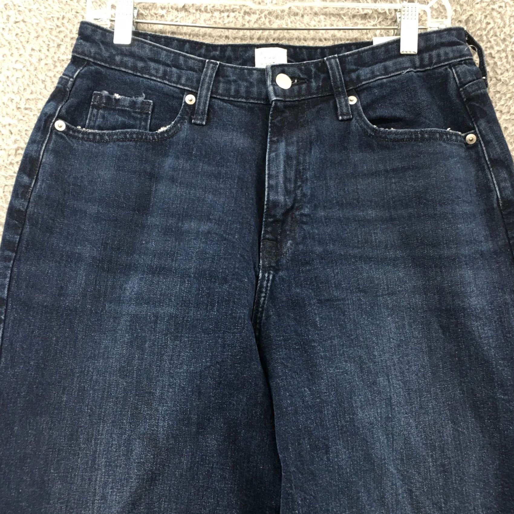 Vintage A New Day Bootcut Jeans Womens 10 (Actual 30x26) Blue Denim High Rise Zip NEW Size 32" / US 10 / IT 46 - 2 Thumbnail