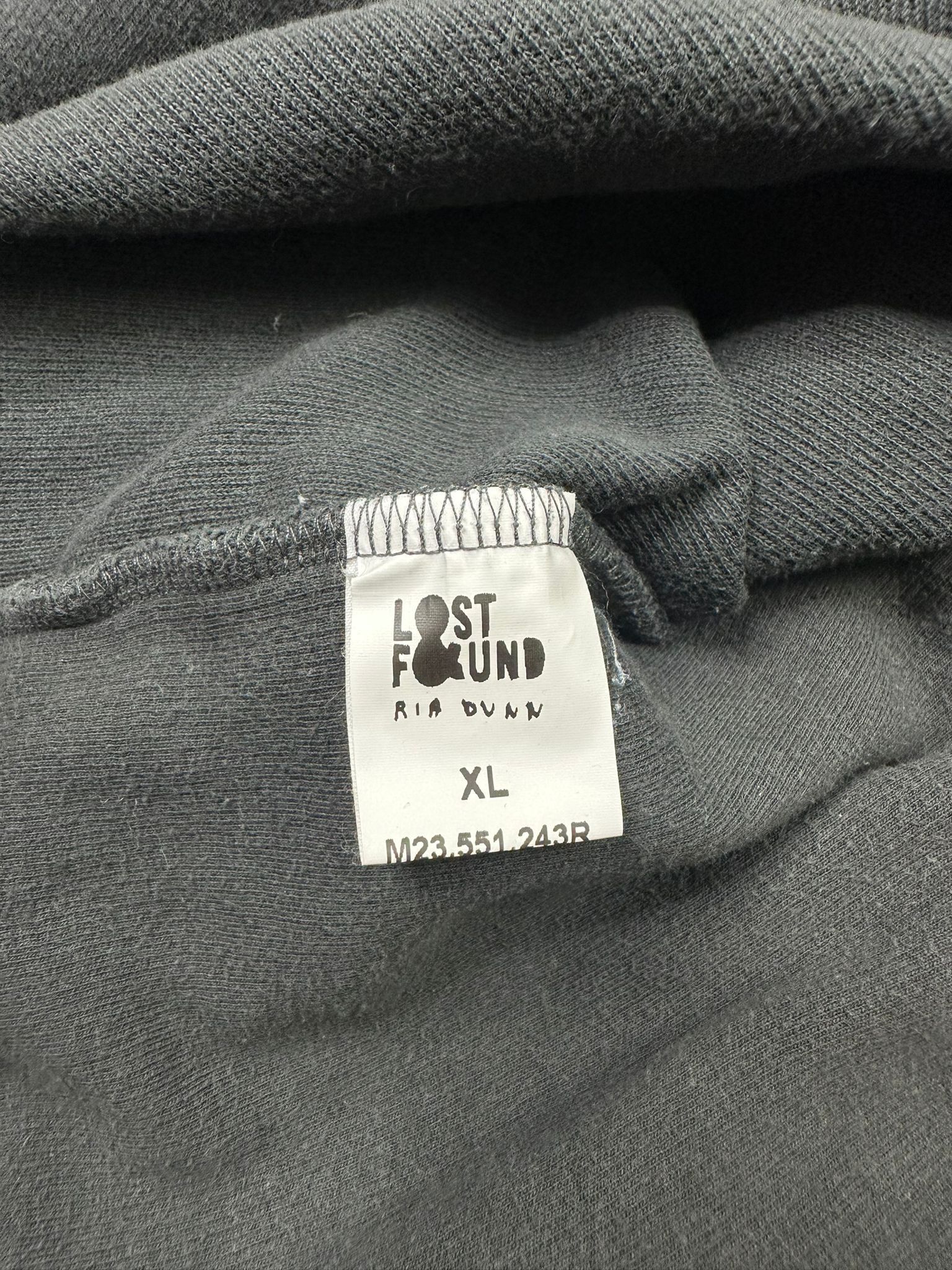 Lost & Found Ria Dunn Early 00's Zipped Grey Hoodie Size US XL / EU 56 / 4 - 5 Thumbnail