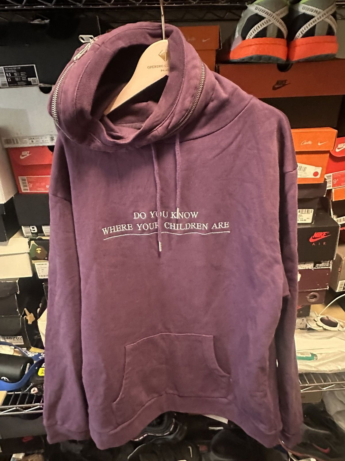Hood By Air Hba do you know where your children are hoodie Size US XL / EU 56 / 4 - 1 Thumbnail