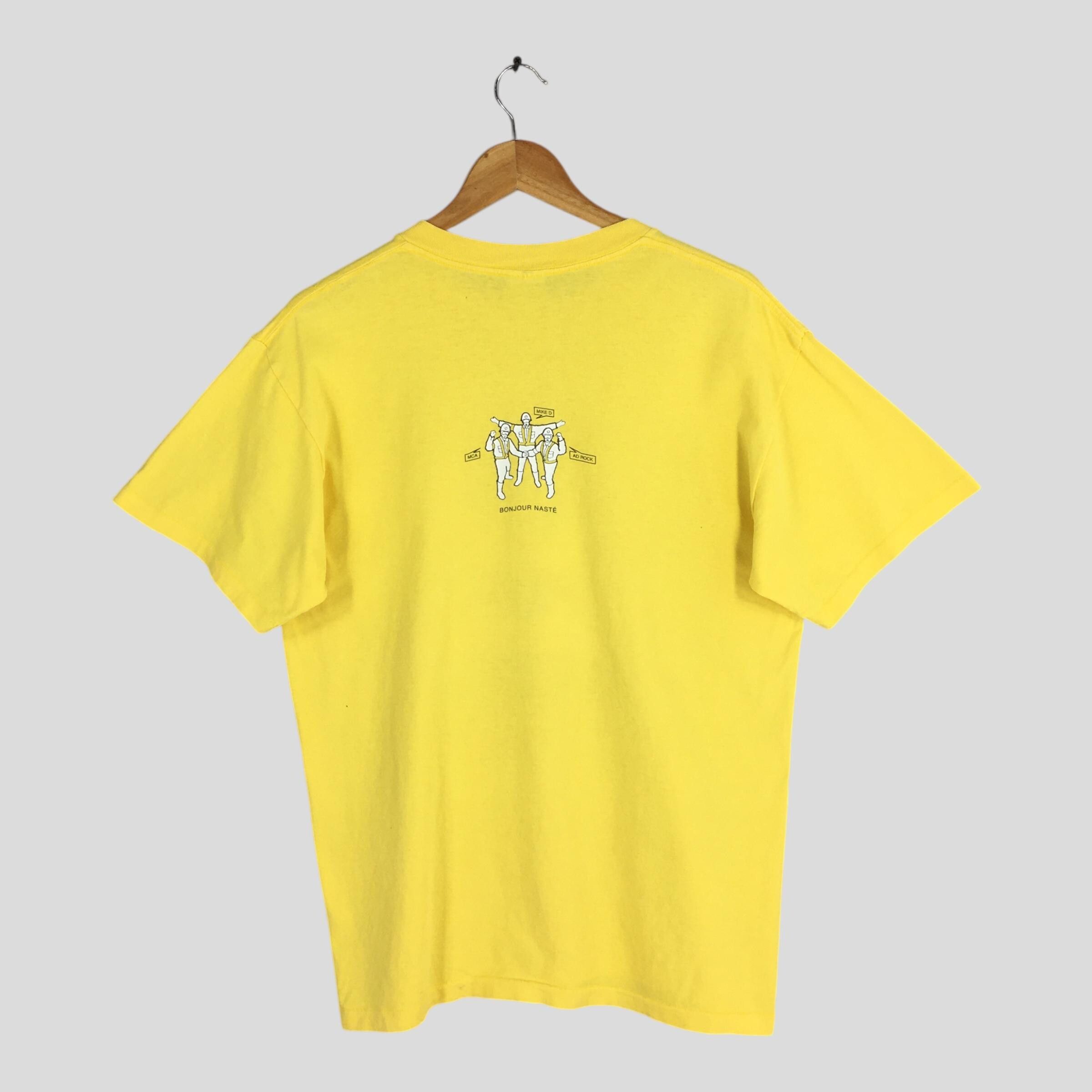 Band Tees 1998 Beastie Boys Robot Hello Nasty Yellow Tshirt Large Size US L / EU 52-54 / 3 - 6 Thumbnail