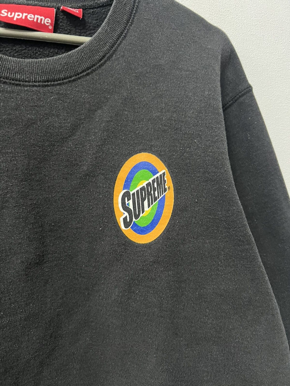 Supreme Supreme Big Logo Sweatshirt Pullover Black Size M Size US M / EU 48-50 / 2 - 5 Thumbnail