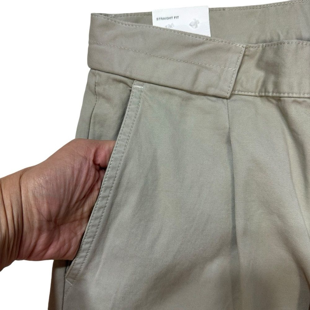 Zara NWT New Zara Grey Cotton Straight Leg 6917/417 Pants Size 2 Size US 29 - 6 Thumbnail