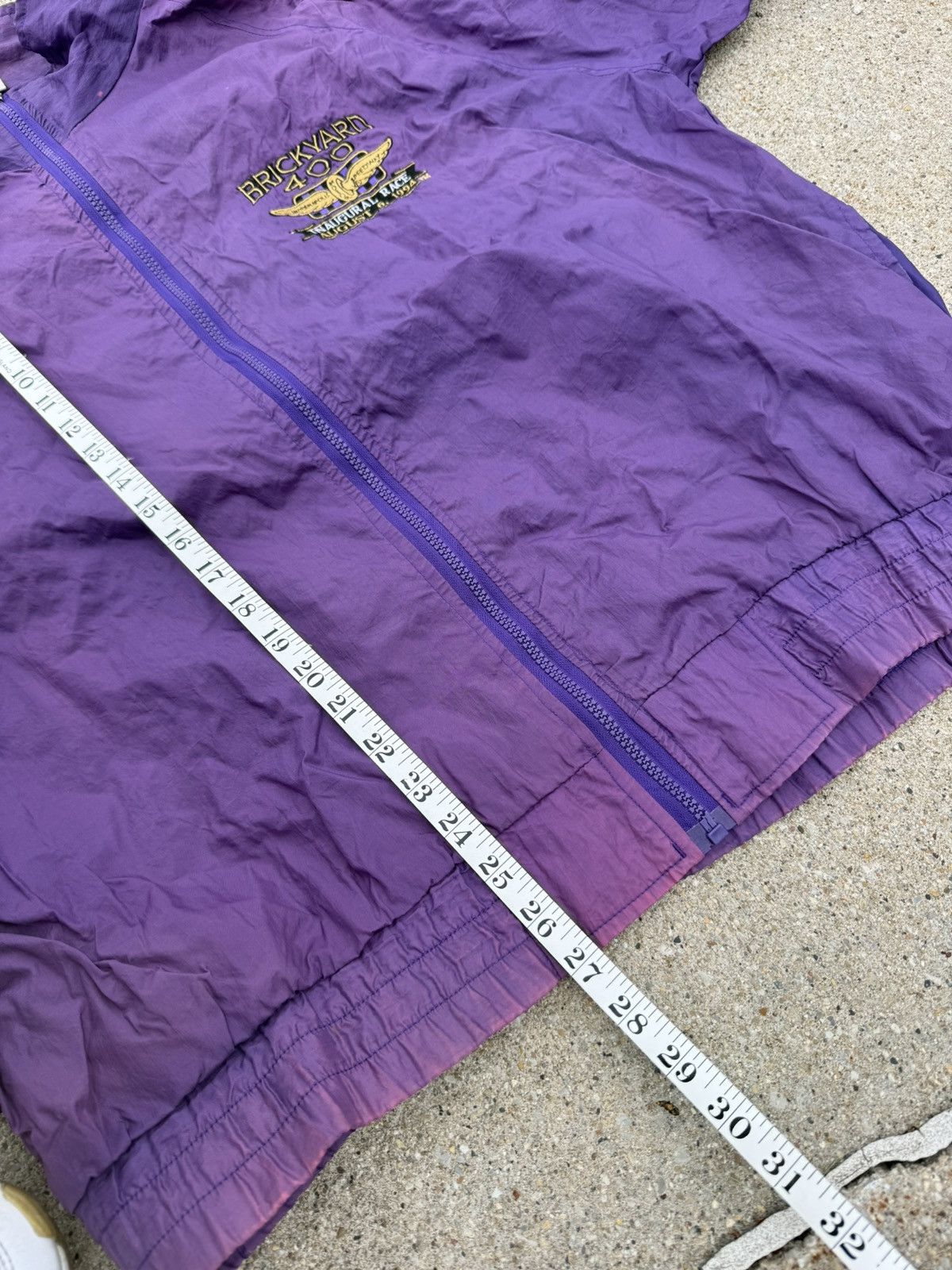 Logo 7 Vintage 90s Brickyard 400 NASCAR Logo 7 jacket windbreaker Size US L / EU 52-54 / 3 - 6 Thumbnail