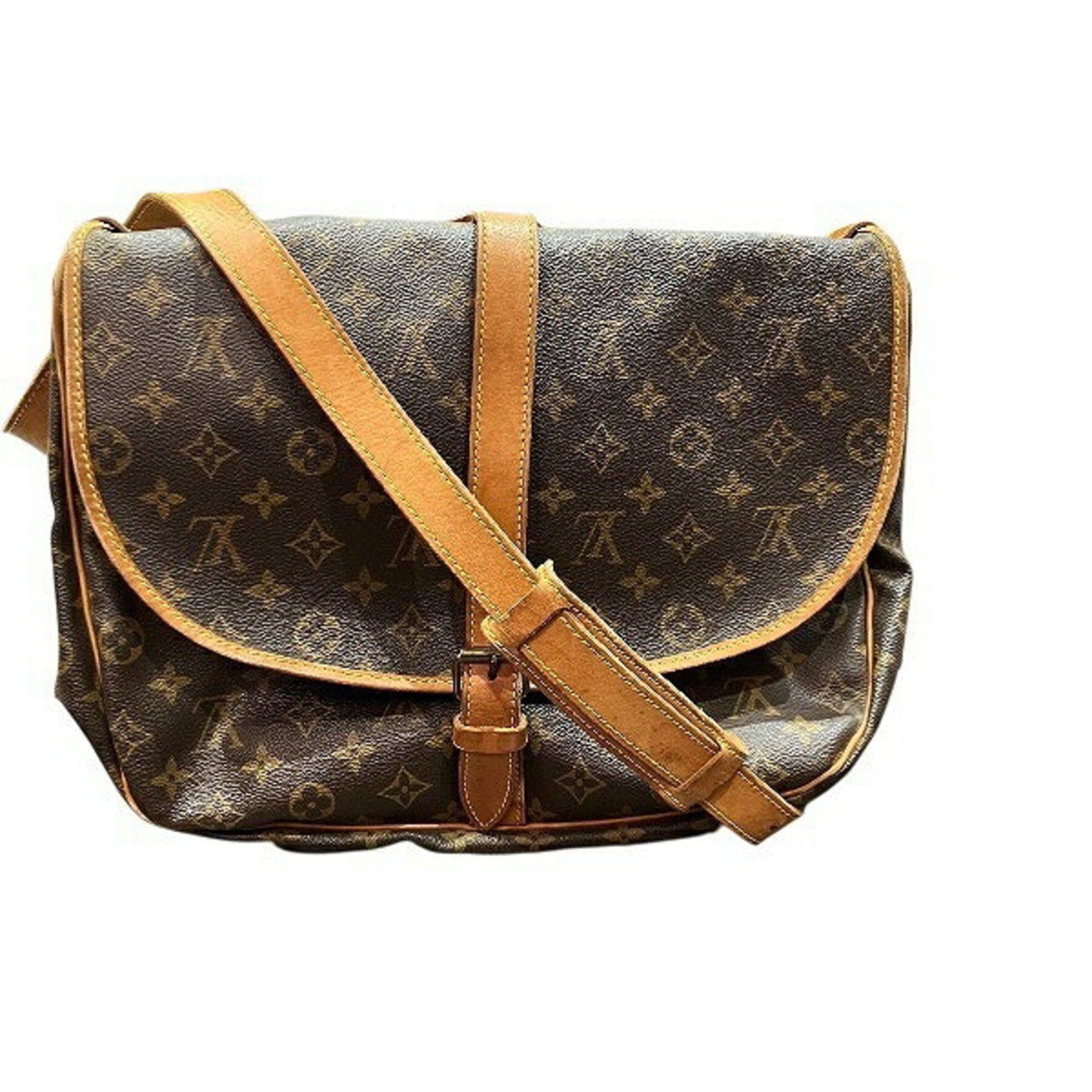Louis Vuitton Louis Vuitton Monogram Saumur 35 M42254 MALLETIER stamped handbag/shoulder bag for men and women Size ONE SIZE - 1 Thumbnail