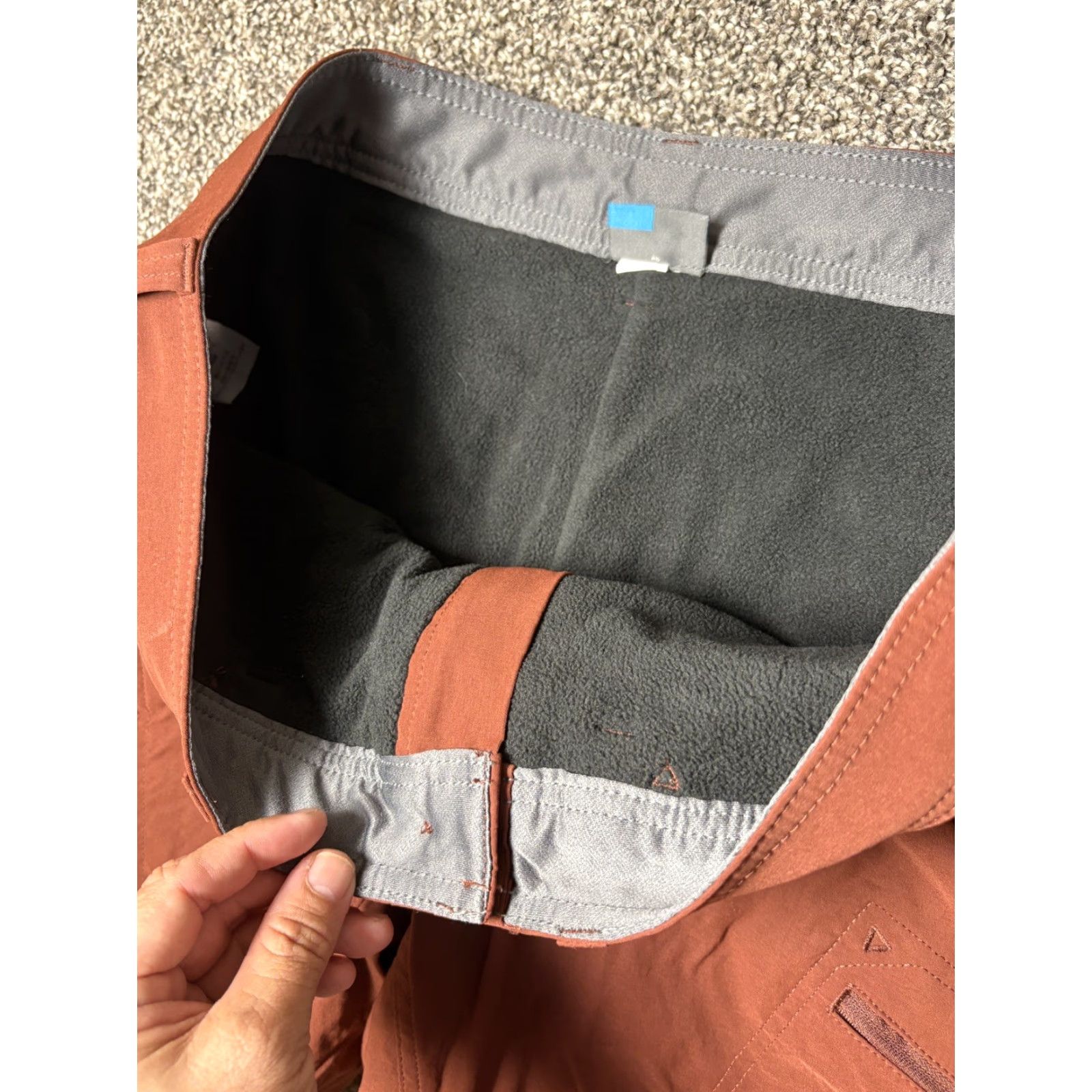 Eddie Bauer VINTAGE? No — Eddie Bauer First Ascent Fleece Lined Pants Mens 36x30 Red Outdoor Hiking Size US 36 / EU 52 - 7 Thumbnail
