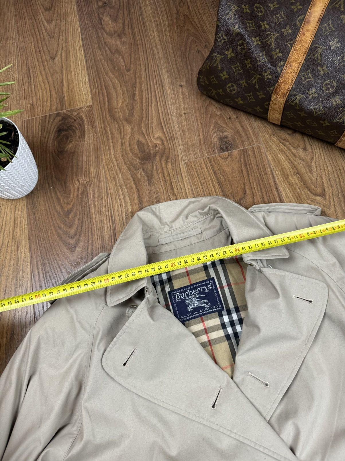 Burberry Vintage trench coat Burberry original luxury streetwear item Size XL / US 12-14 / IT 48-50 - 8 Thumbnail