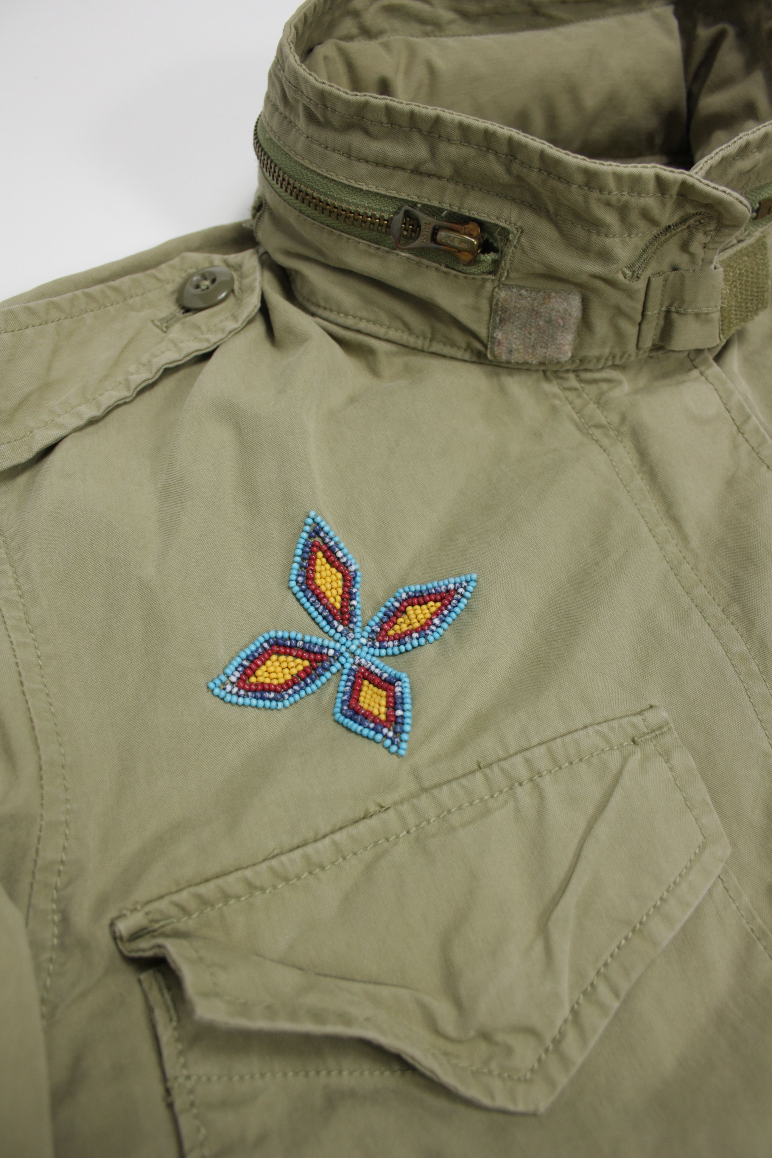 Polo Ralph Lauren × Vintage Polo Denim & Supply Beaded M6 Military Field Jacket Size M / US 6-8 / IT 42-44 - 3 Thumbnail