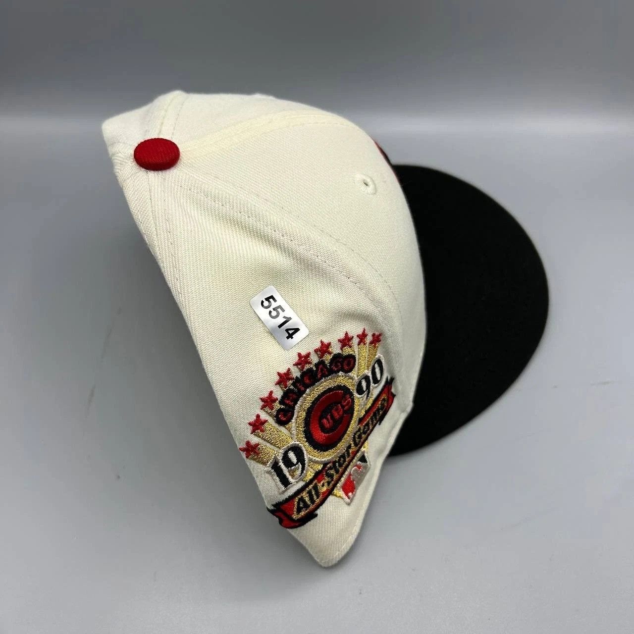 New Era Chicago Cubs Hat Men 7 3/8 59Fifty New Era MLB Fitted Size ONE SIZE - 9 Thumbnail