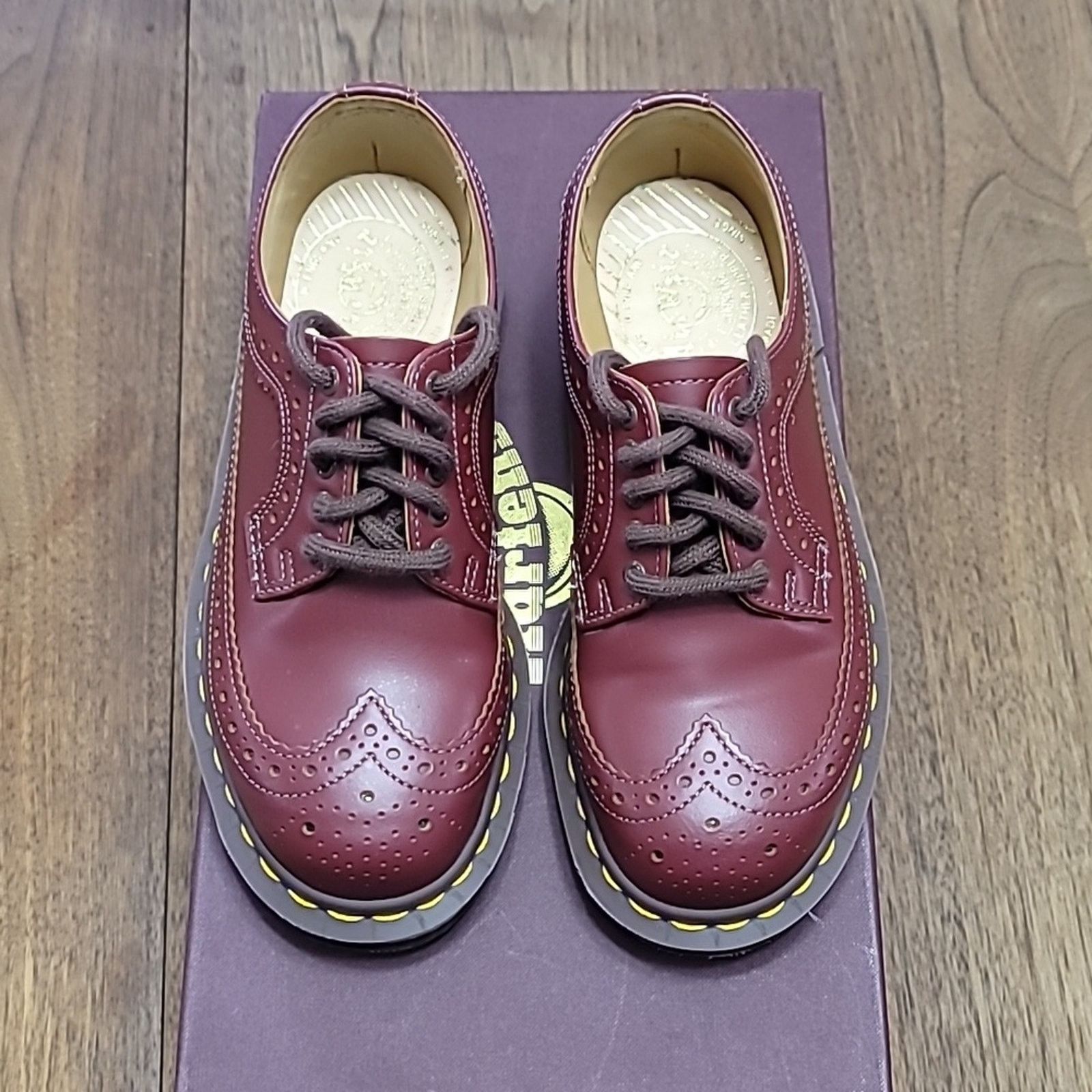 Dr. Martens NIB Dr. Martens Vintage 3989 Oxblood Oxfords Size US 5 / IT 35 - 3 Thumbnail