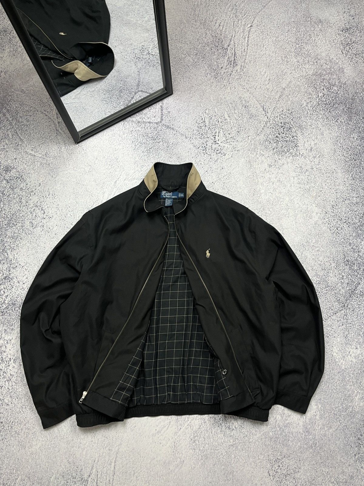 Polo Ralph Lauren Vintage Polo Ralph Lauren Checkered Bomber Plaid Jacket Rare Size US XXL / EU 58 / 5 - 1 Thumbnail