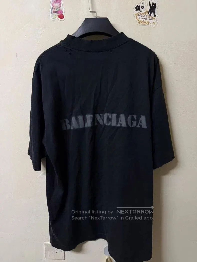 Balenciaga Balenciaga Blurred Logo Short Sleeve Tee. Size US S / EU 44-46 / 1 - 2 Thumbnail