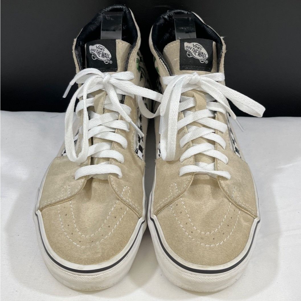Vans Van's Women's Beige Rose Design Shoes/Sneakers Size 9.5 SKU Size US 9.5 / IT 39.5 - 2 Thumbnail