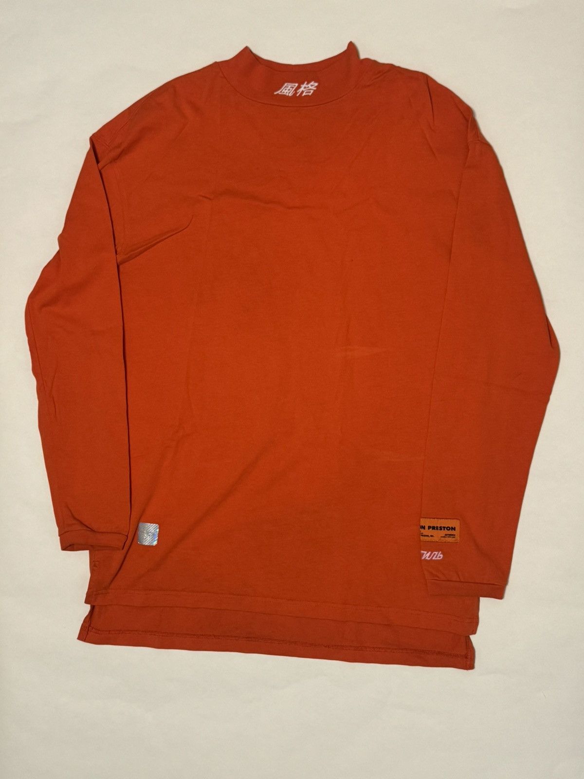 Heron Preston Heron Preston Chinese Logo long sleeve Turtle Neck Size US S / EU 44-46 / 1 - 1 Thumbnail
