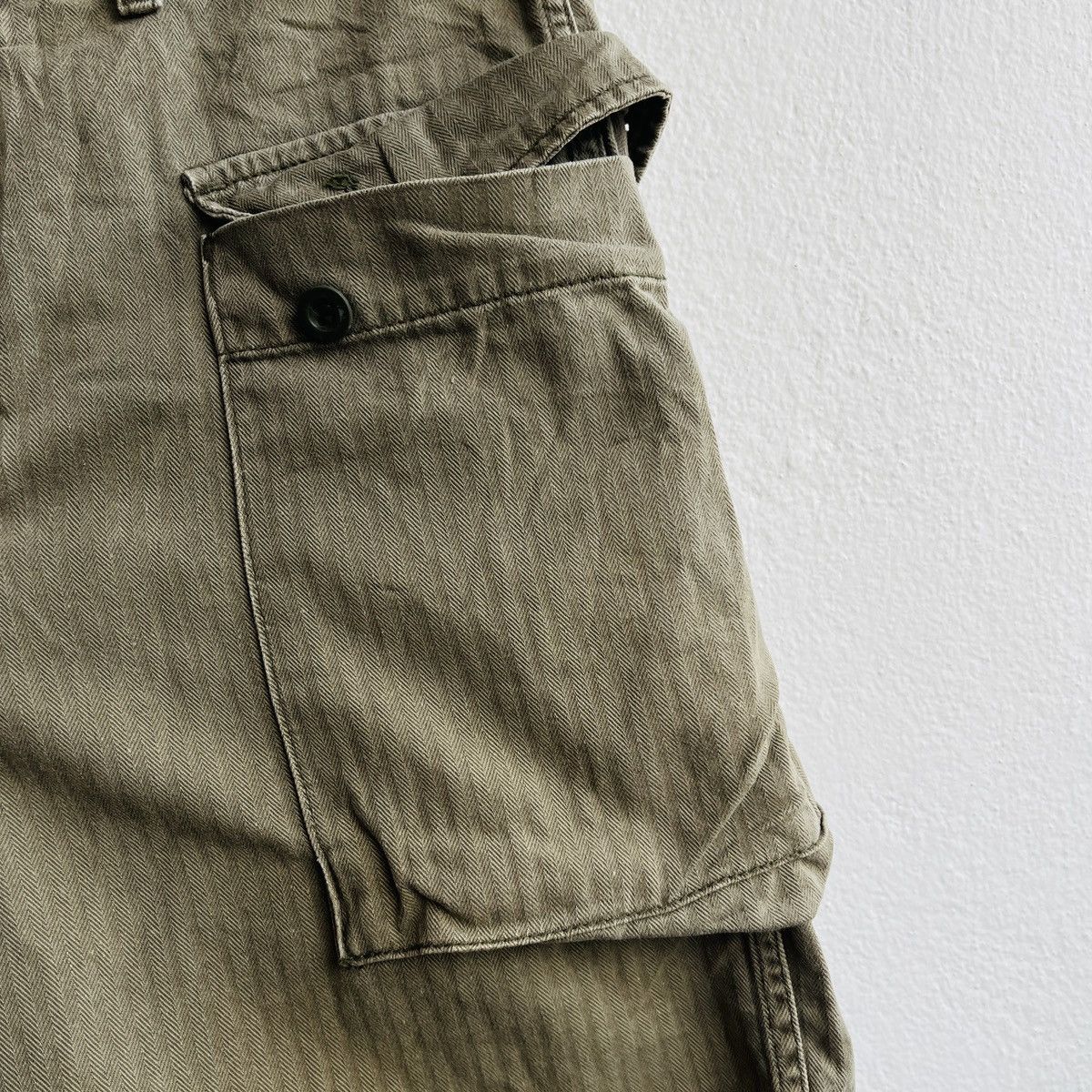 Schott × Travis Scott Faded Olive Green Schott Utilitu Military Pants Size US 30 / EU 46 - 8 Thumbnail