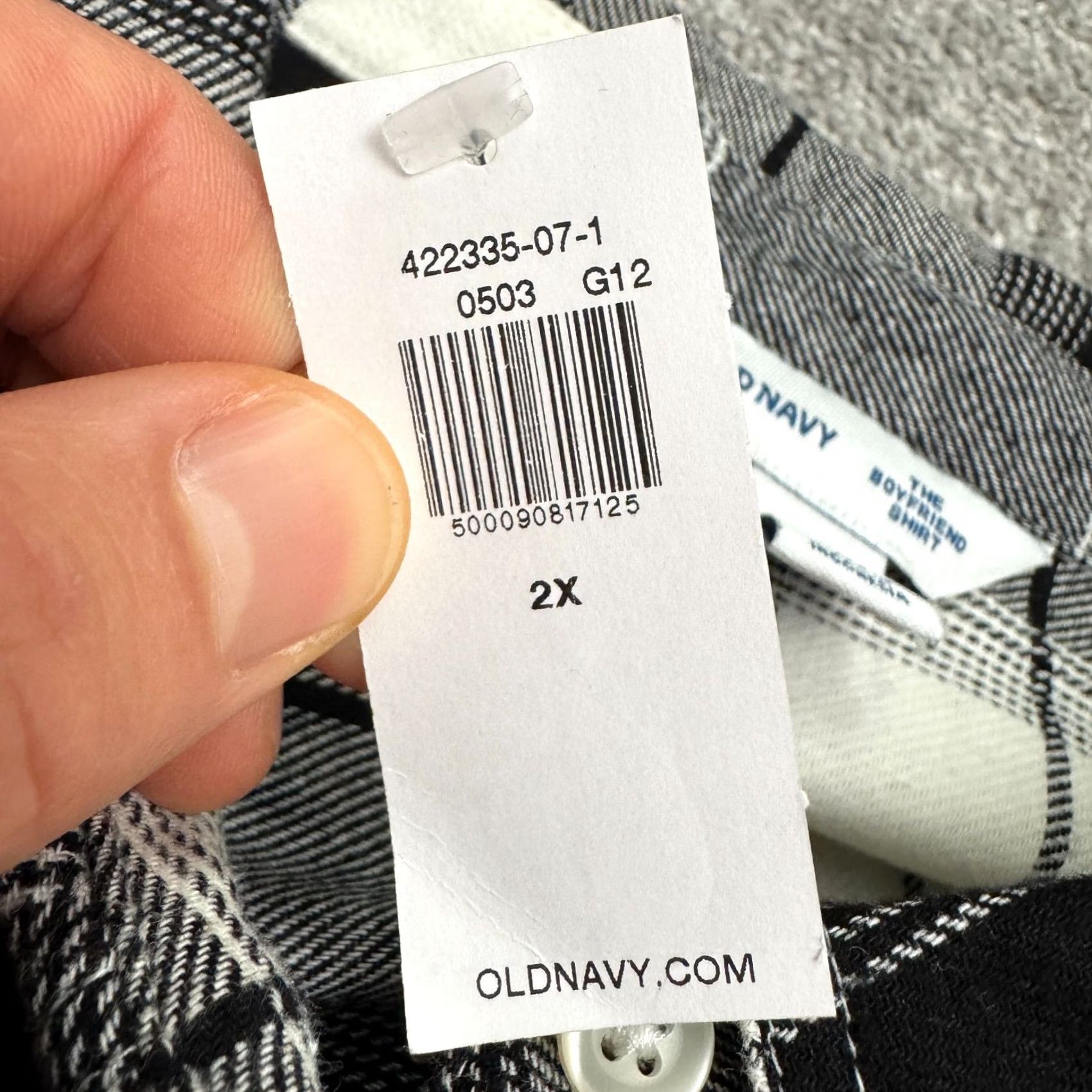Old Navy VINTAGE Old Navy Shirt Plaid 2XL Black White Buffalo Button-Up Womens Plus Boyfriend Flannel Short Description Size XXL / US 16-18 / IT 52-54 - 6 Thumbnail