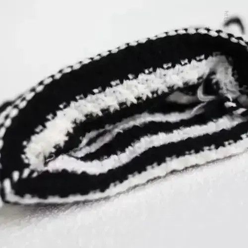 Other Winter Devil Striped Knitted Beanie Hat Size ONE SIZE - 3 Thumbnail