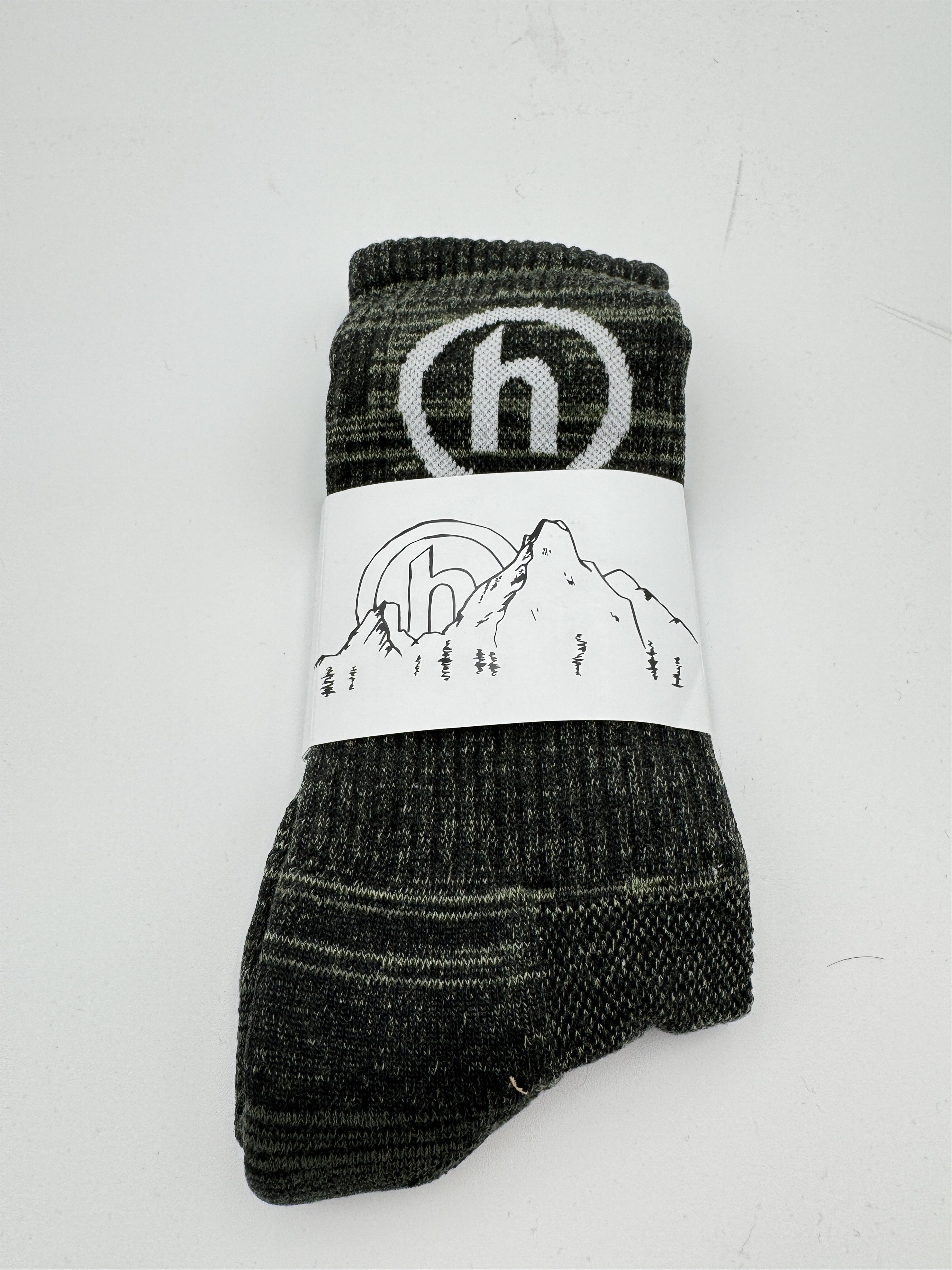 HIDDEN Hidden NY Green Melange Socks Marl Size ONE SIZE - 1 Thumbnail