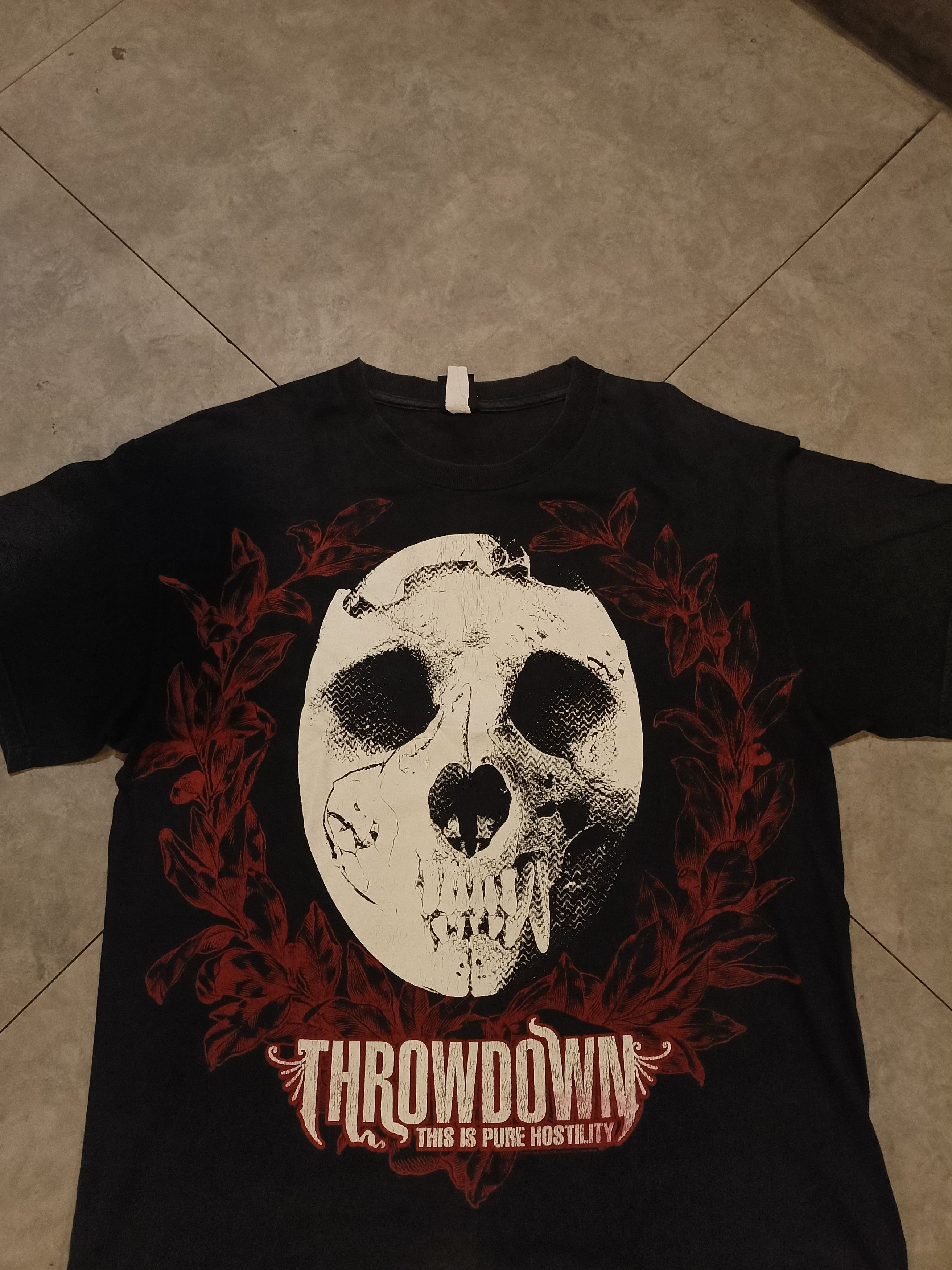 Vintage Throwdown Hardcore Band Tee “This Is Pure Hostility”