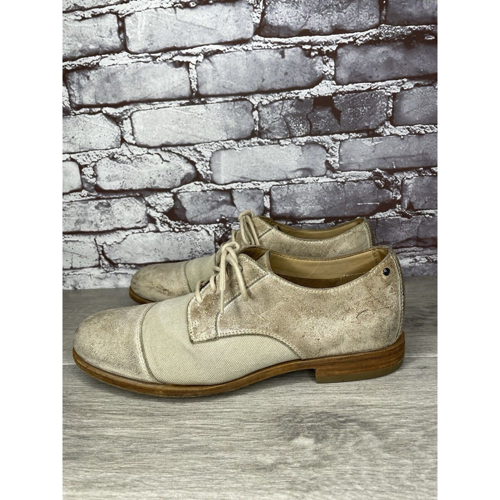 Rockport Rockport Adiprene Light Taupe Leather Cap Toe Oxfords Lace S Size US 8.5 / EU 41-42 - 19 Thumbnail
