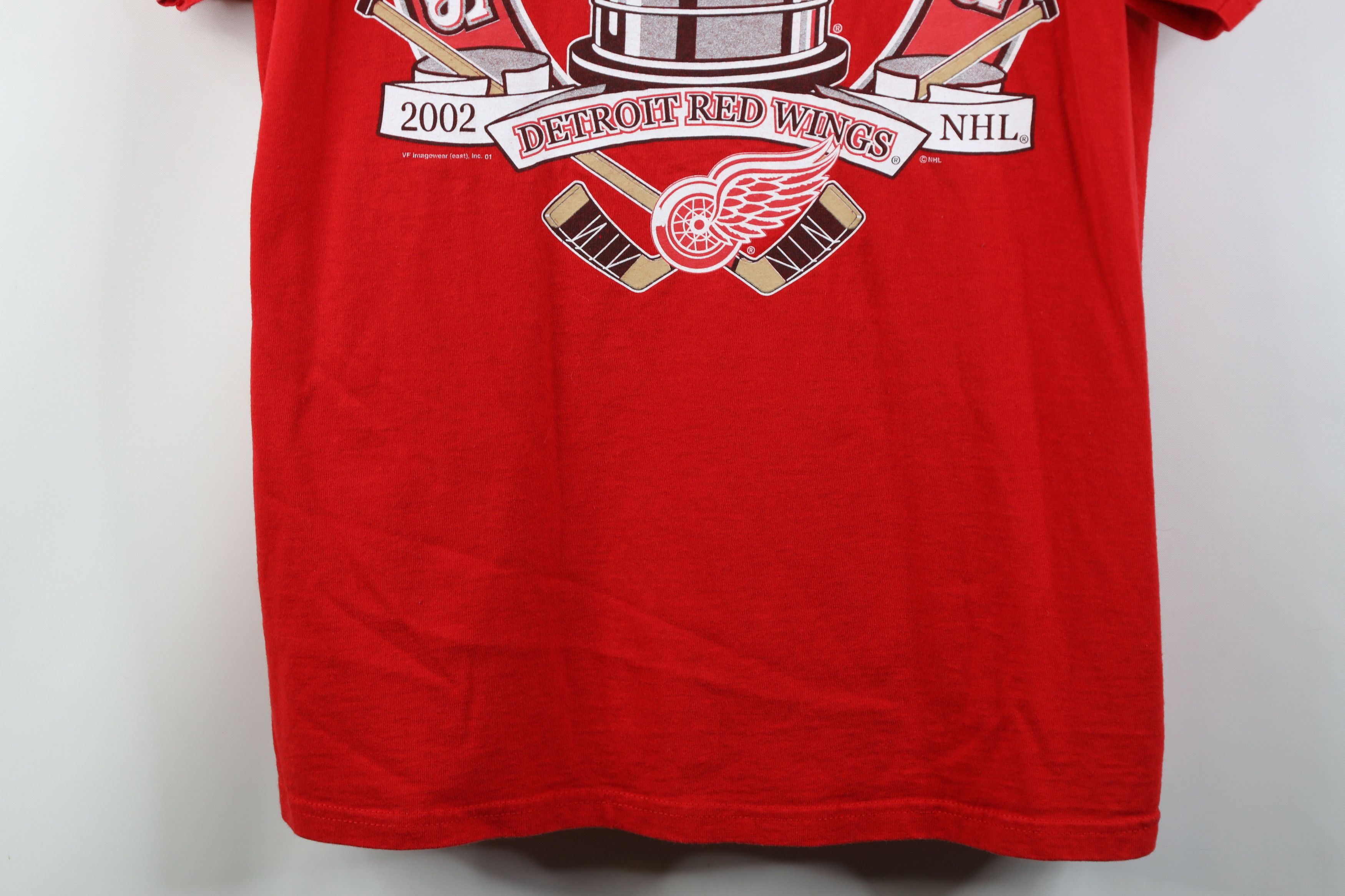 Vintage Vintage 2002 Stanley Cup Champions Detroit Red Wings T-Shirt Size US XL / EU 56 / 4 - 3 Thumbnail