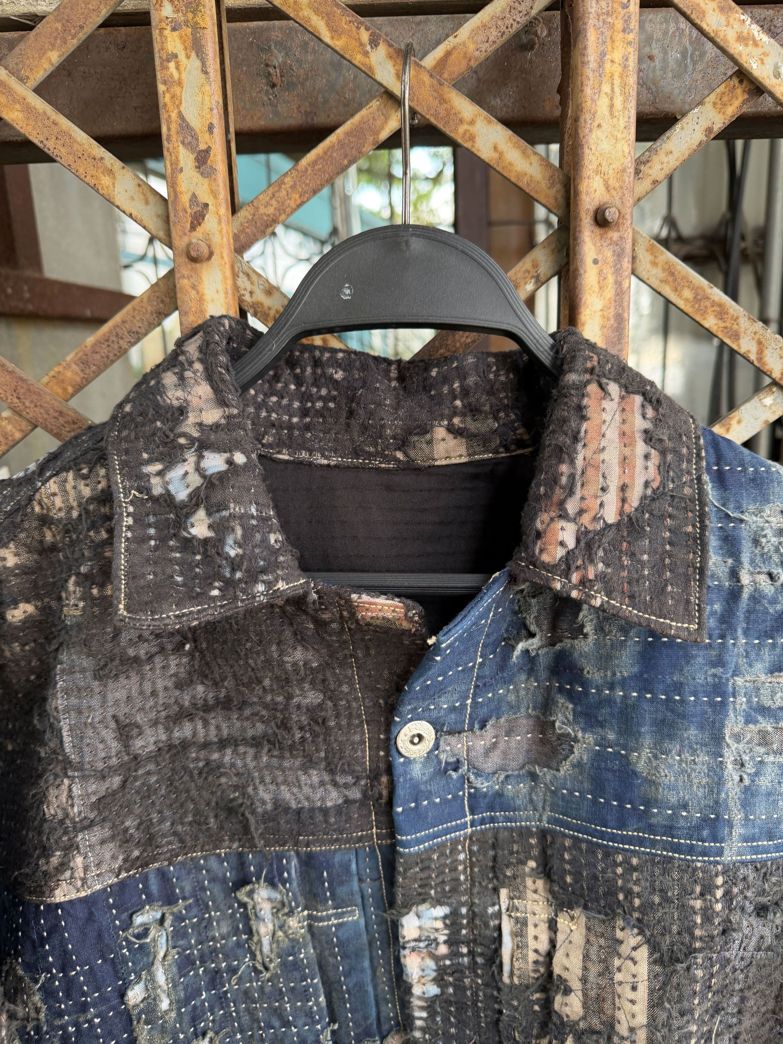 Japanese Brand 1/1 Boro Patchwork Denim Jacket Size US L / EU 52-54 / 3 - 19 Thumbnail