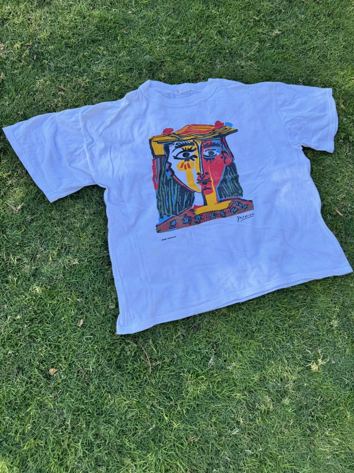Paloma Picasso Vintage Y2K Picasso T-Shirt White 96/97 Size US XL / EU 56 / 4 - 3 Thumbnail