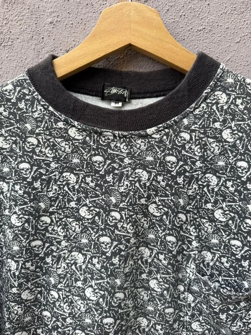 Stussy 80s OLD STUSSY Skull Tee Vintage Size US M / EU 48-50 / 2 - 2 Thumbnail