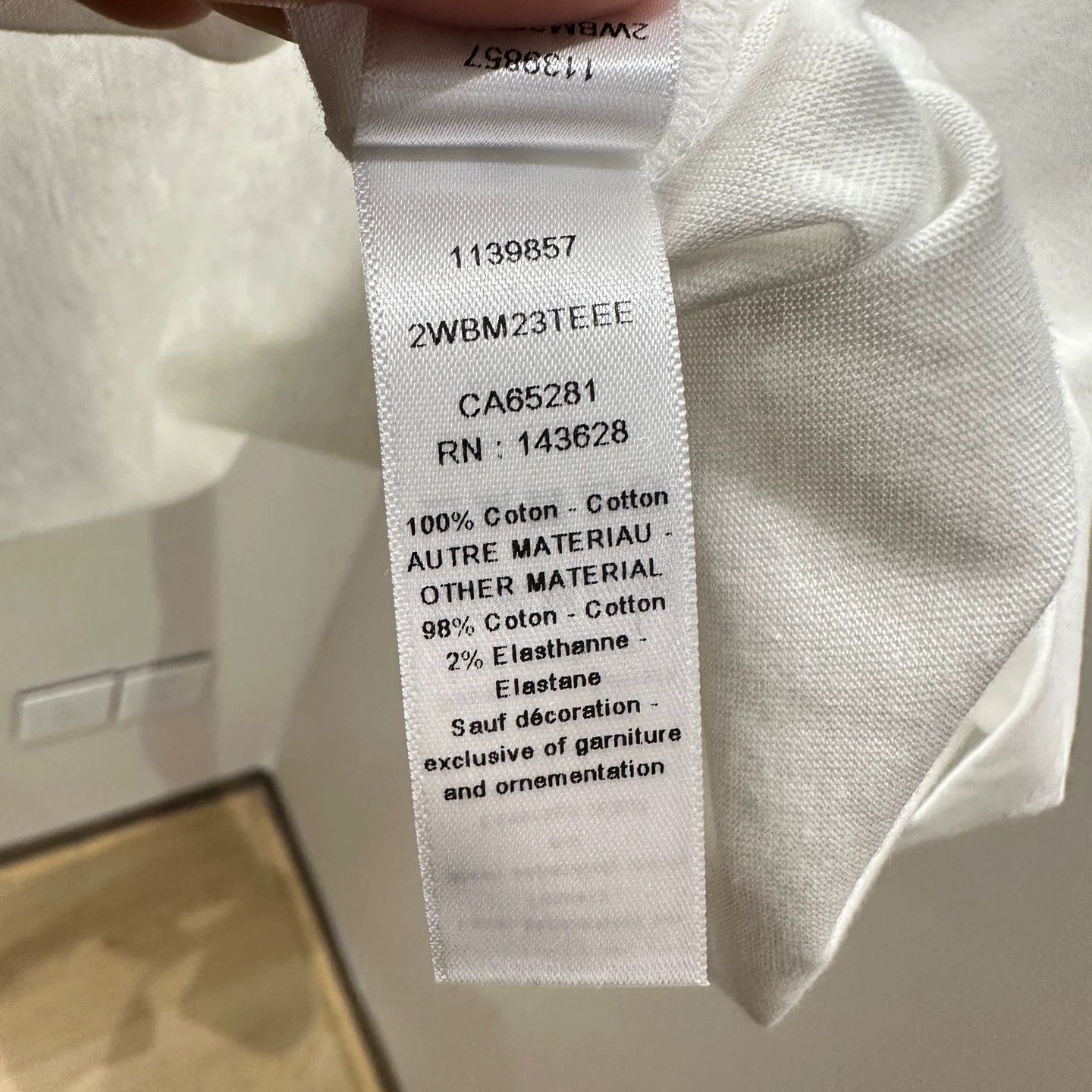 Christian Dior Monsieur Dior denim pocket slogan short 13 cotton unused Size XS / US 0-2 / IT 36-38 - 4 Thumbnail