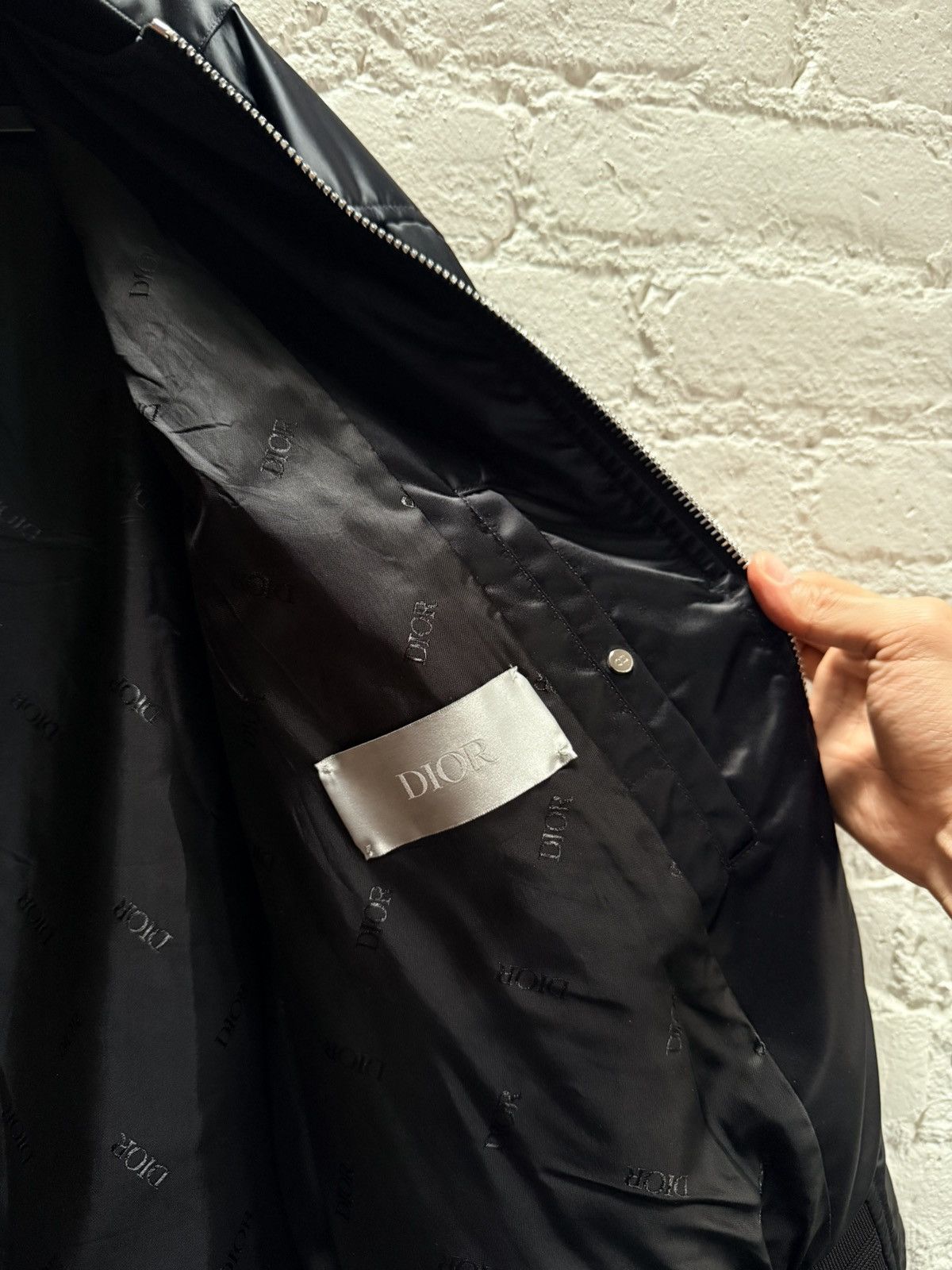 Dior FW21 Peter Doig Satin Nylon Bomber Jacket Size US XXL / EU 58 / 5 - 7 Thumbnail
