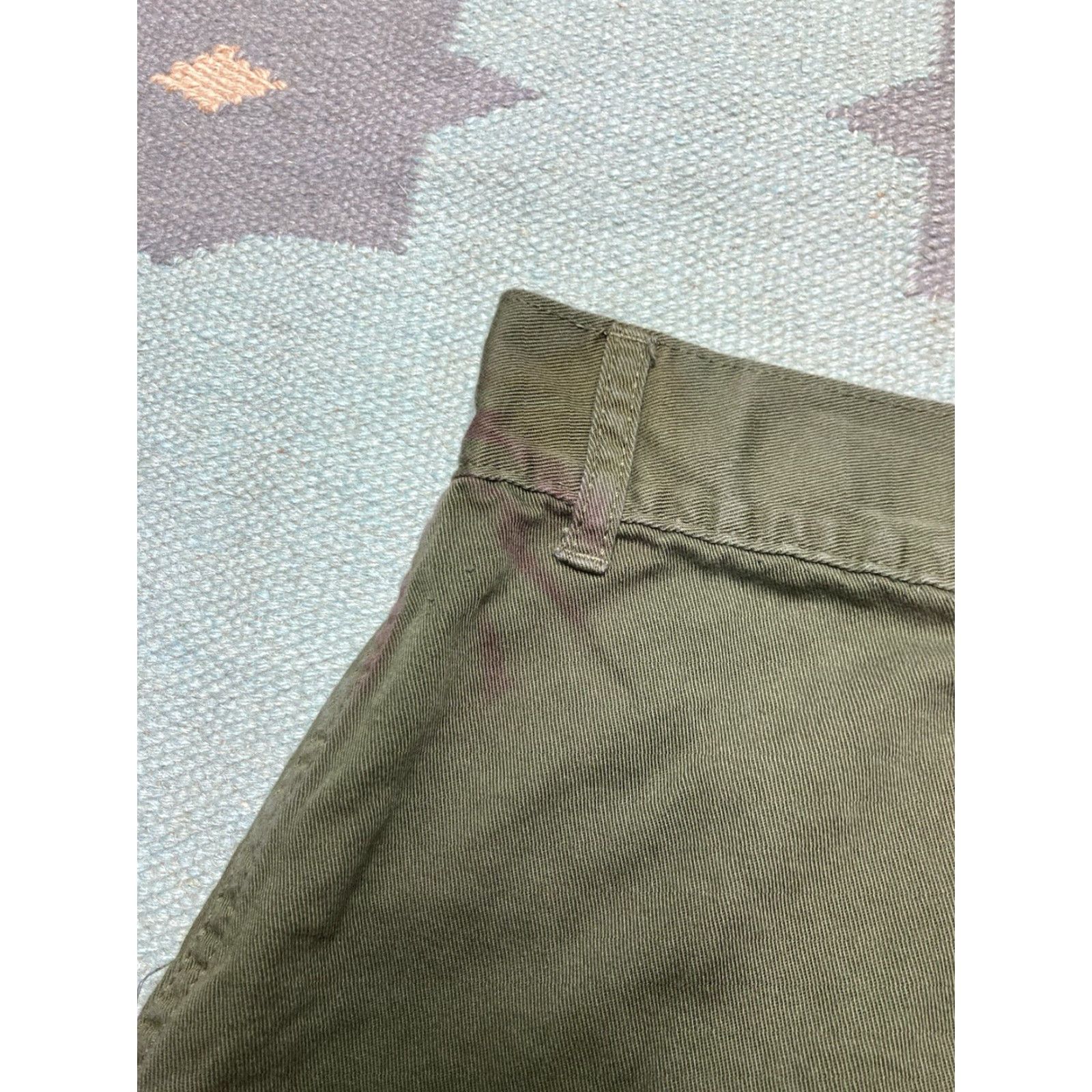 Vintage Vtg Y2K Cargo Pants Baggy Tapered Army Green 30x33 Men Pockets Rescue Pants Size US 30 / EU 46 - 7 Thumbnail