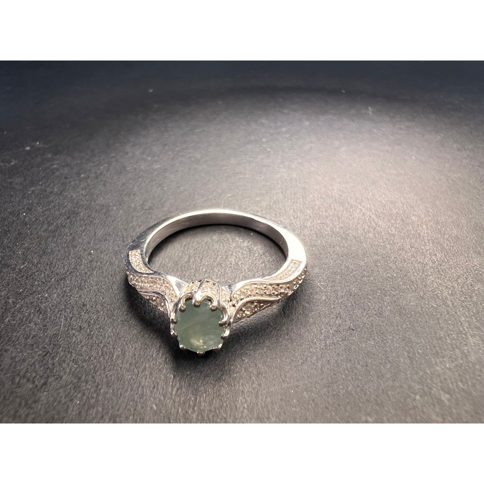 Other NEW grandidierite zircon ring in 925 silver size 8 Size ONE SIZE - 11 Thumbnail