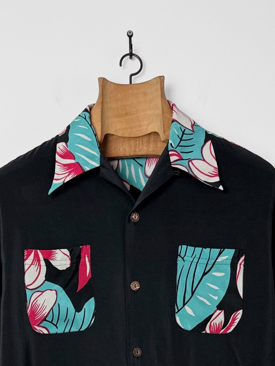 Other Avanti vintage 100% silk printed shirt U007 Size US L / EU 52-54 / 3 - 3 Thumbnail