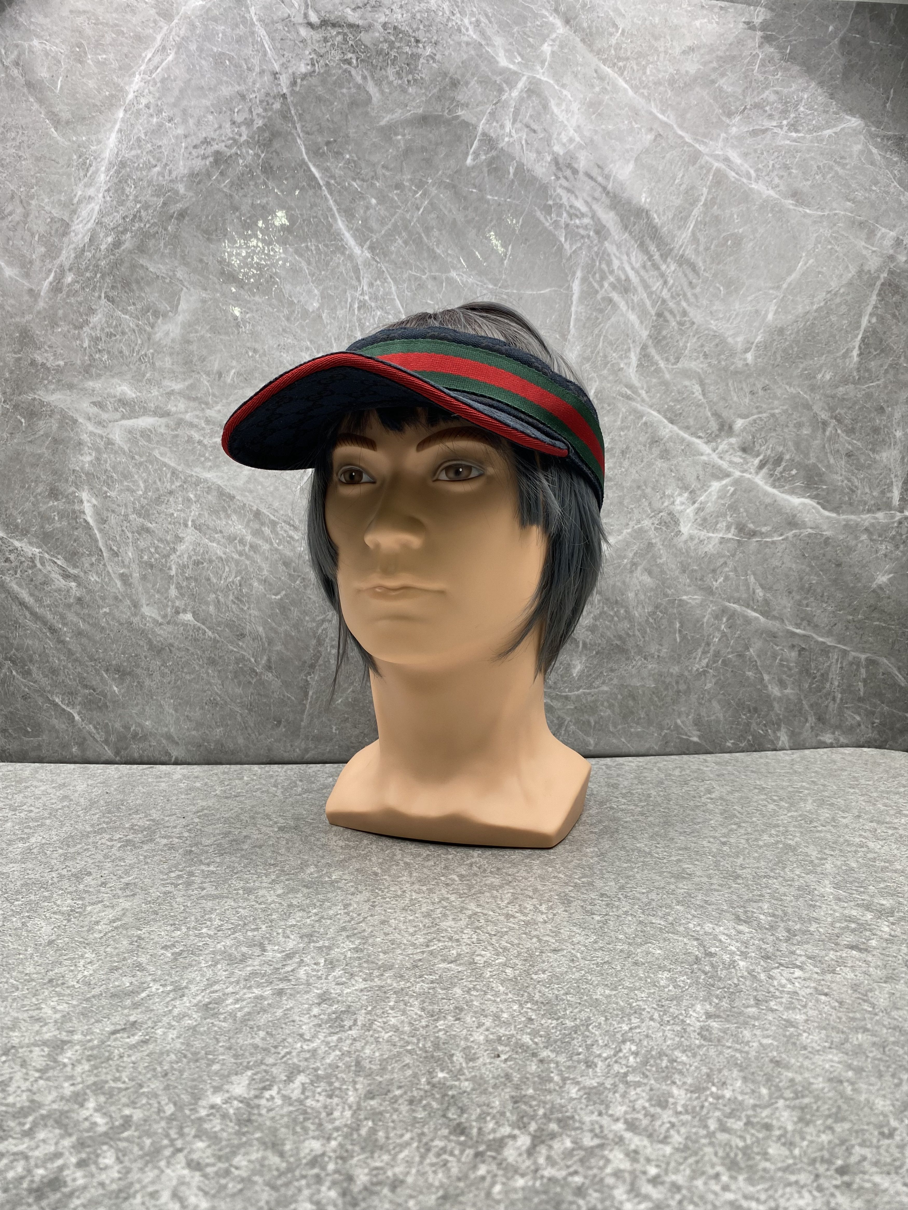 Gucci Gucci Black Monogram Visor Cap Size ONE SIZE - 4 Thumbnail