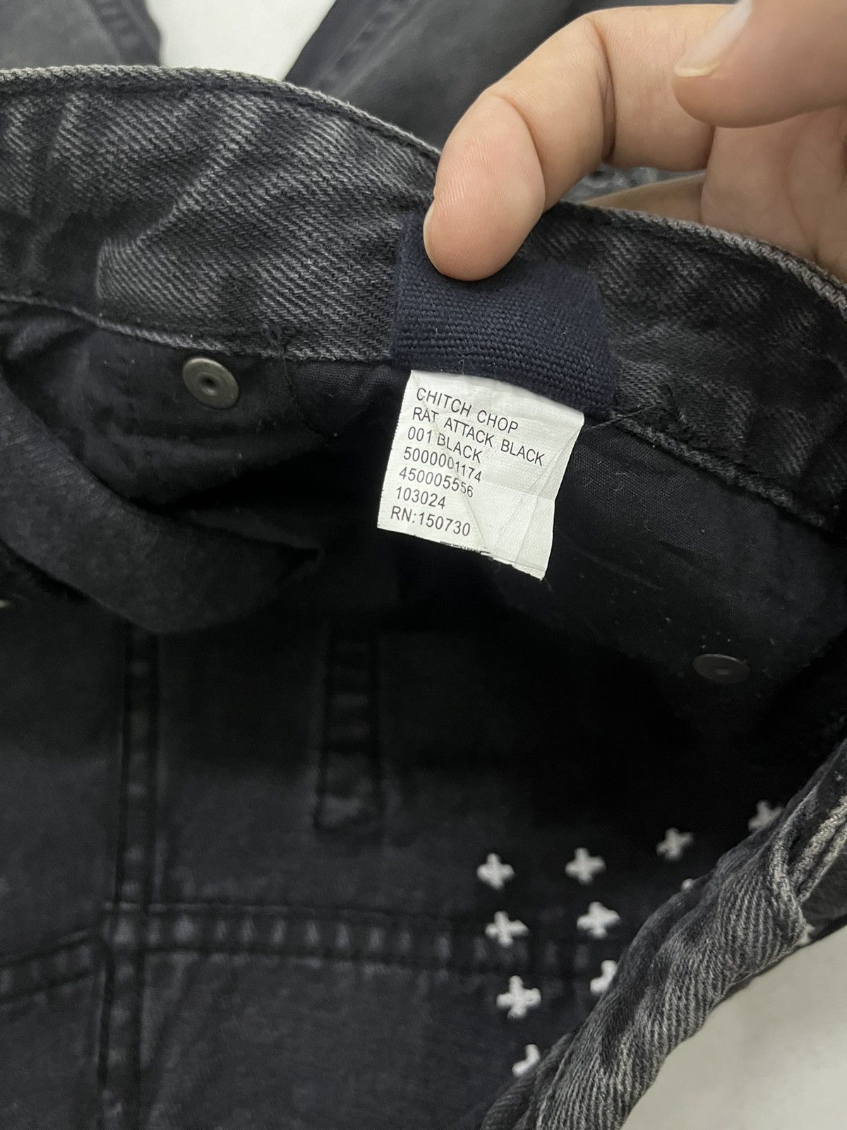 Ksubi Chitch Chop Rat Attack Black Distressed Jeans Size US 32 / EU 48 - 12 Thumbnail