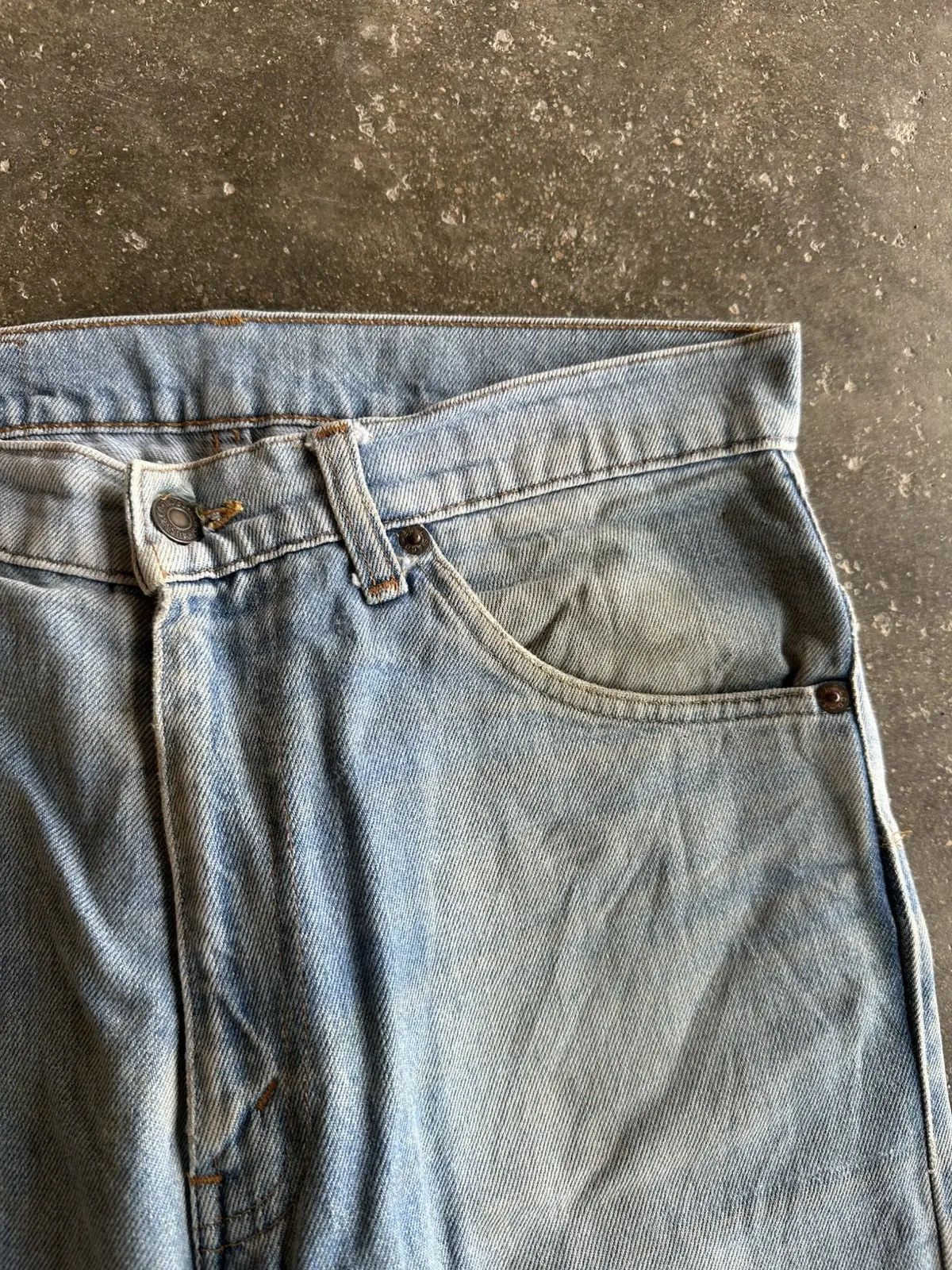 Levi's SEND OFFER🍁VINTAGE LEVI’S ORANGE TAB RUSTY DIRTY DENIM PANT Size US 30 / EU 46 - 8 Thumbnail